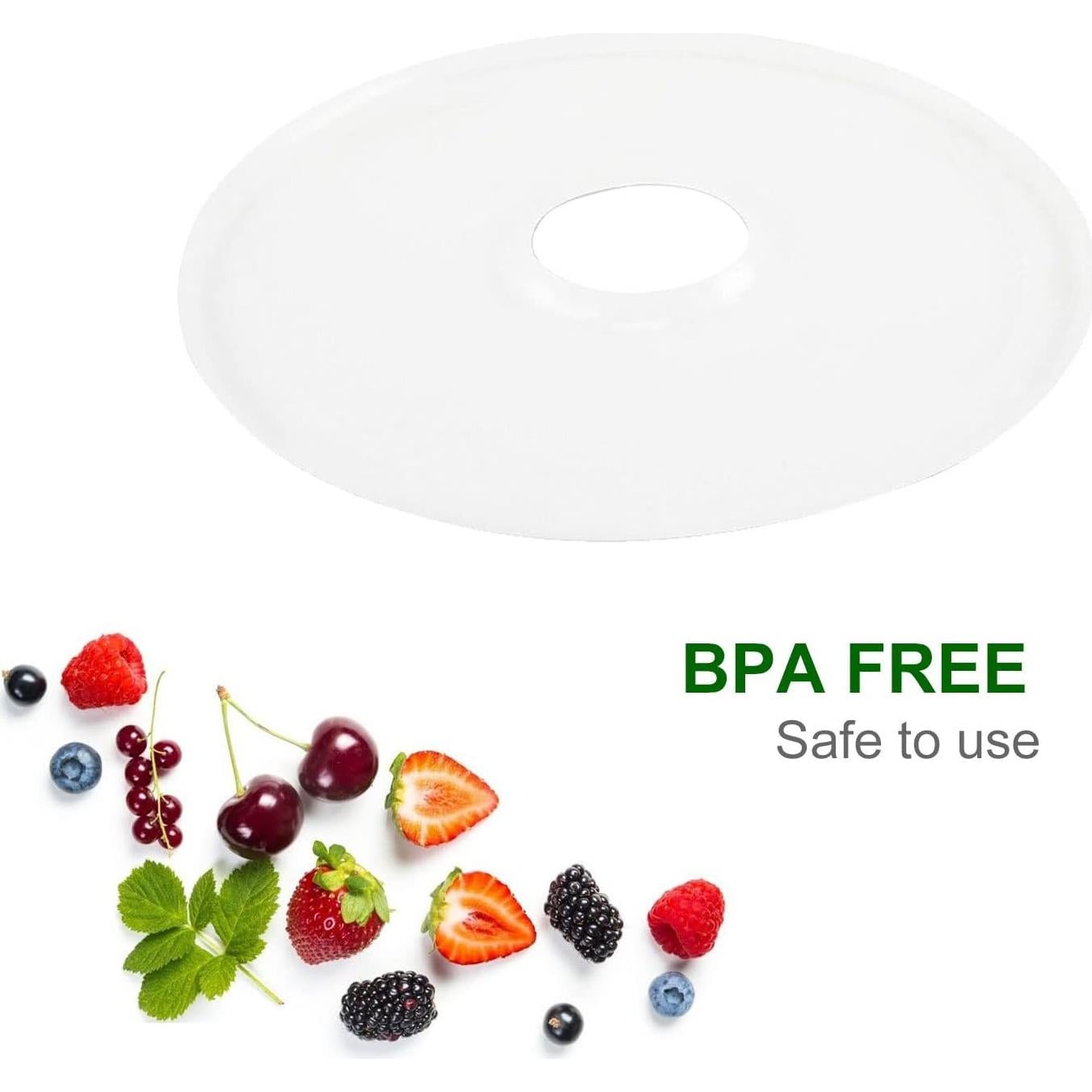 6 Bandejas Deshidratadoras Kosmosta 31 cm Redondas Reutilizables