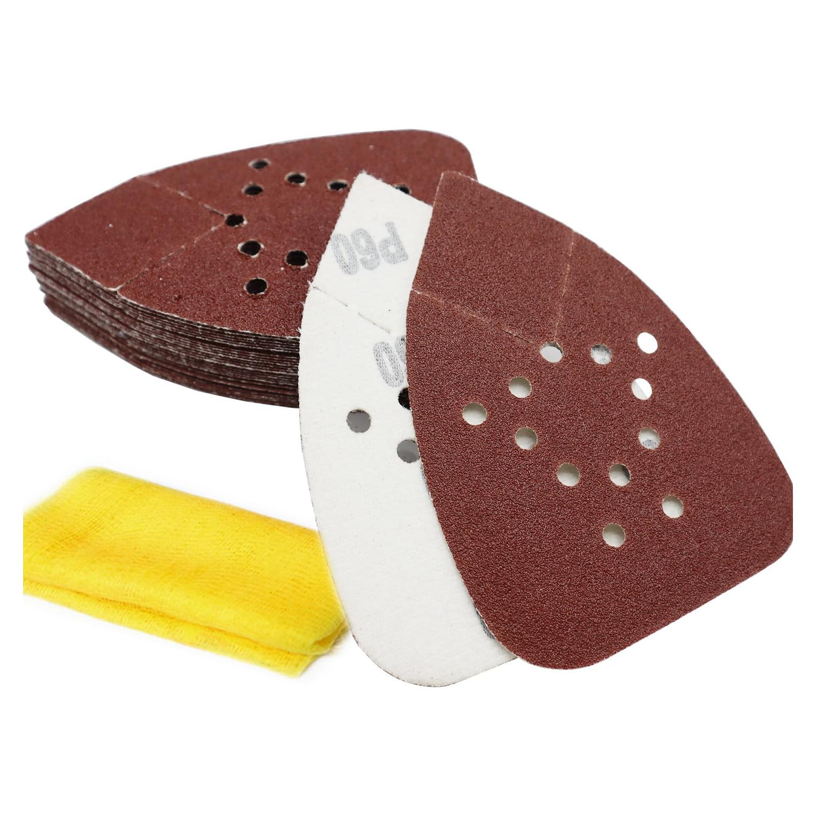 Papel de Lija 60 Granos S&F STEAD & FAST 70 Piezas