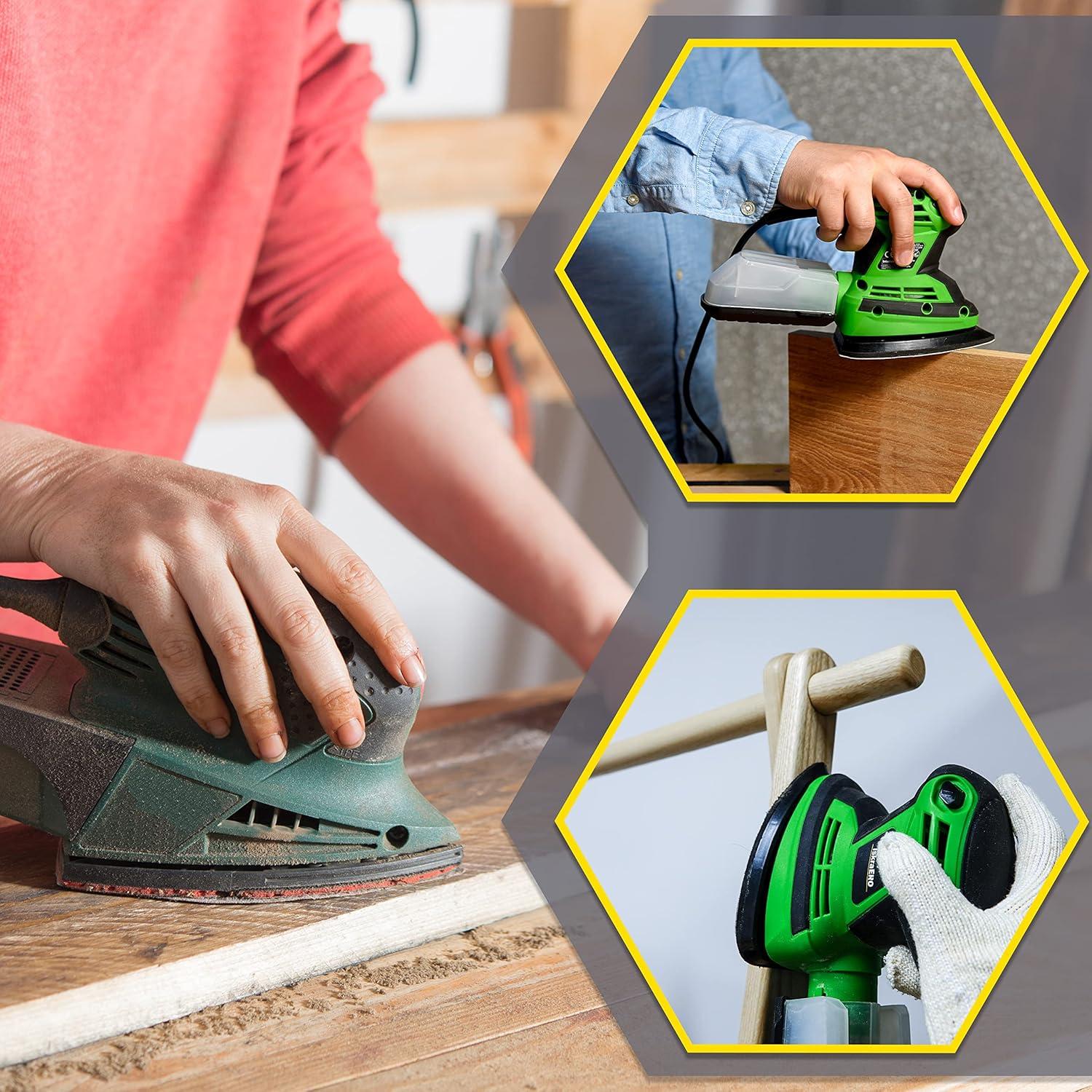 Papel de Lija 60 Granos S&F STEAD & FAST 70 Piezas