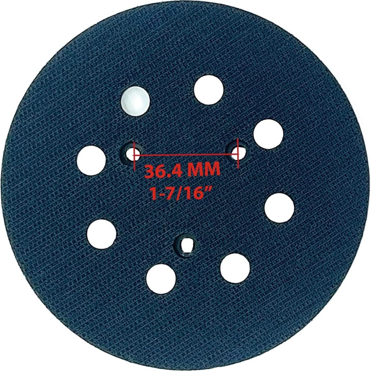 2 Almohadillas de Reemplazo 5" para Lijadora Dewalt/Makita