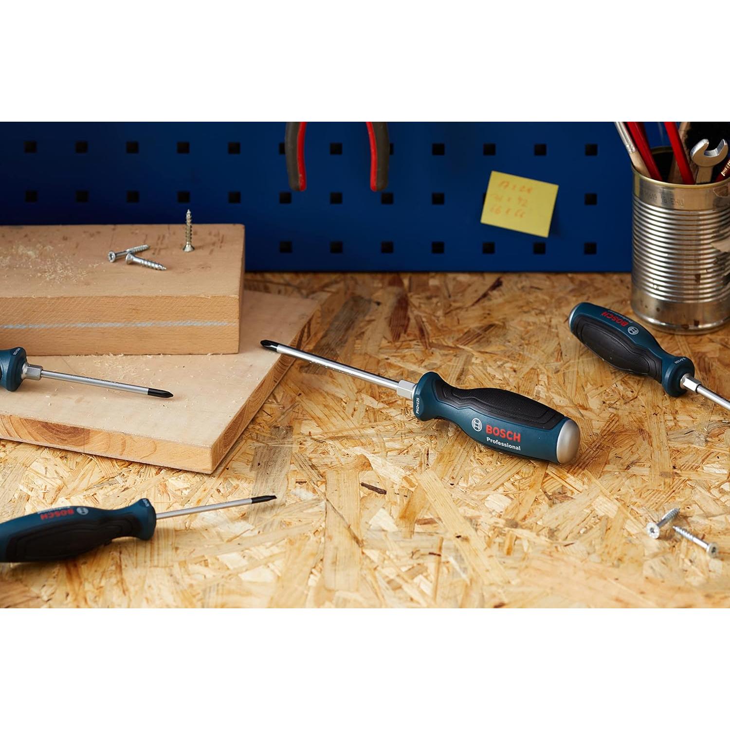 Conjunto de Destornilladores Bosch Professional 6 Piezas 75-125 mm