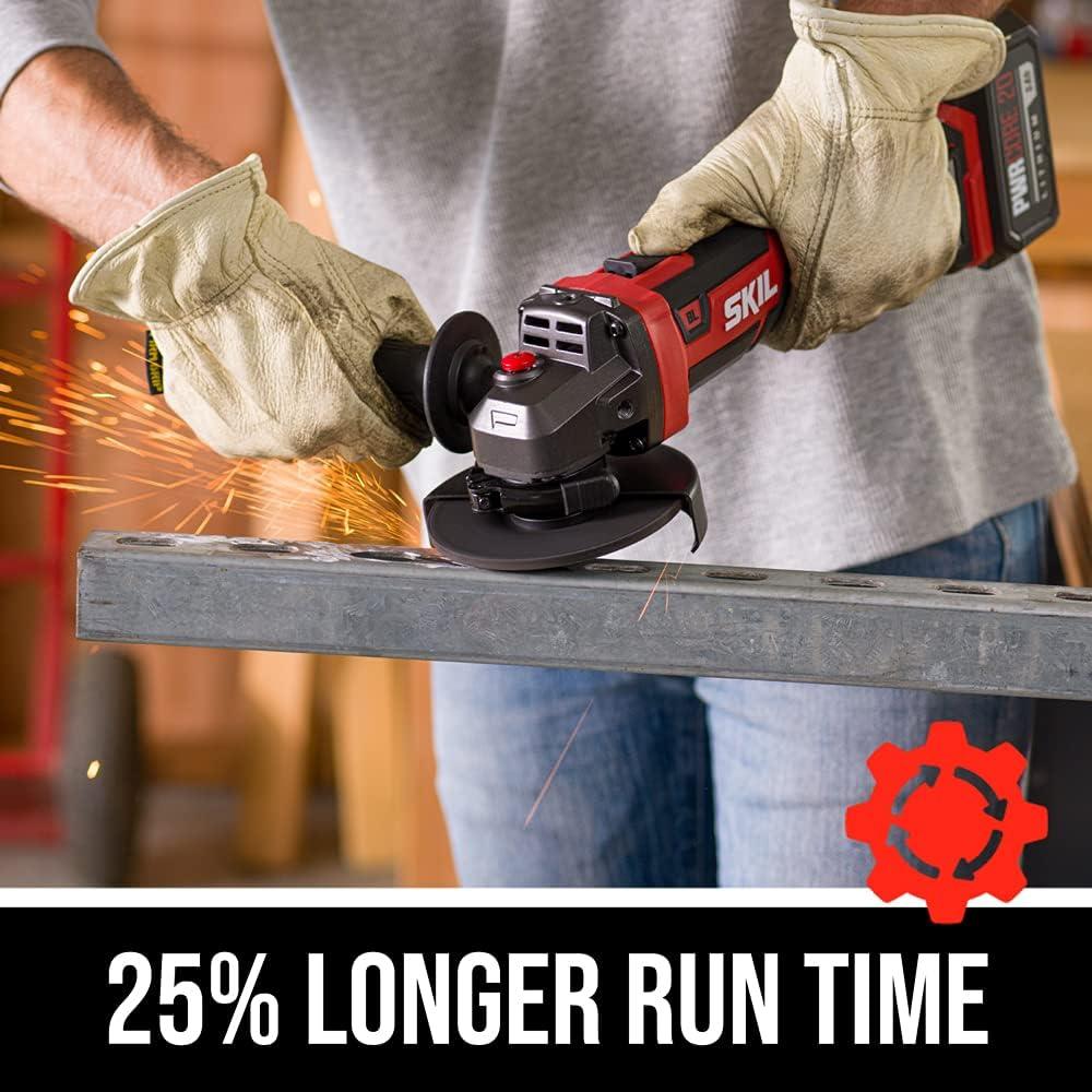 Amoladora Angular SKIL PWRCore 20V Sin Escobillas 5Ah
