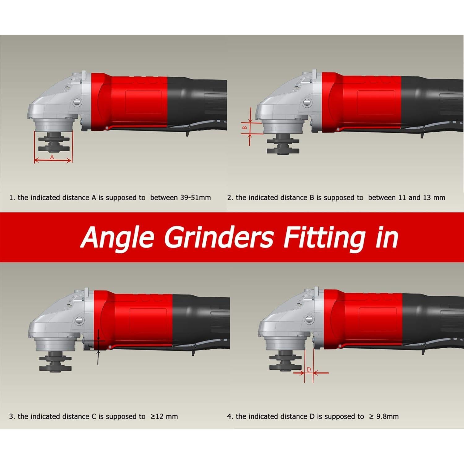 Shroud de Polvo Dastool 5" para Amoladora Angular Universal