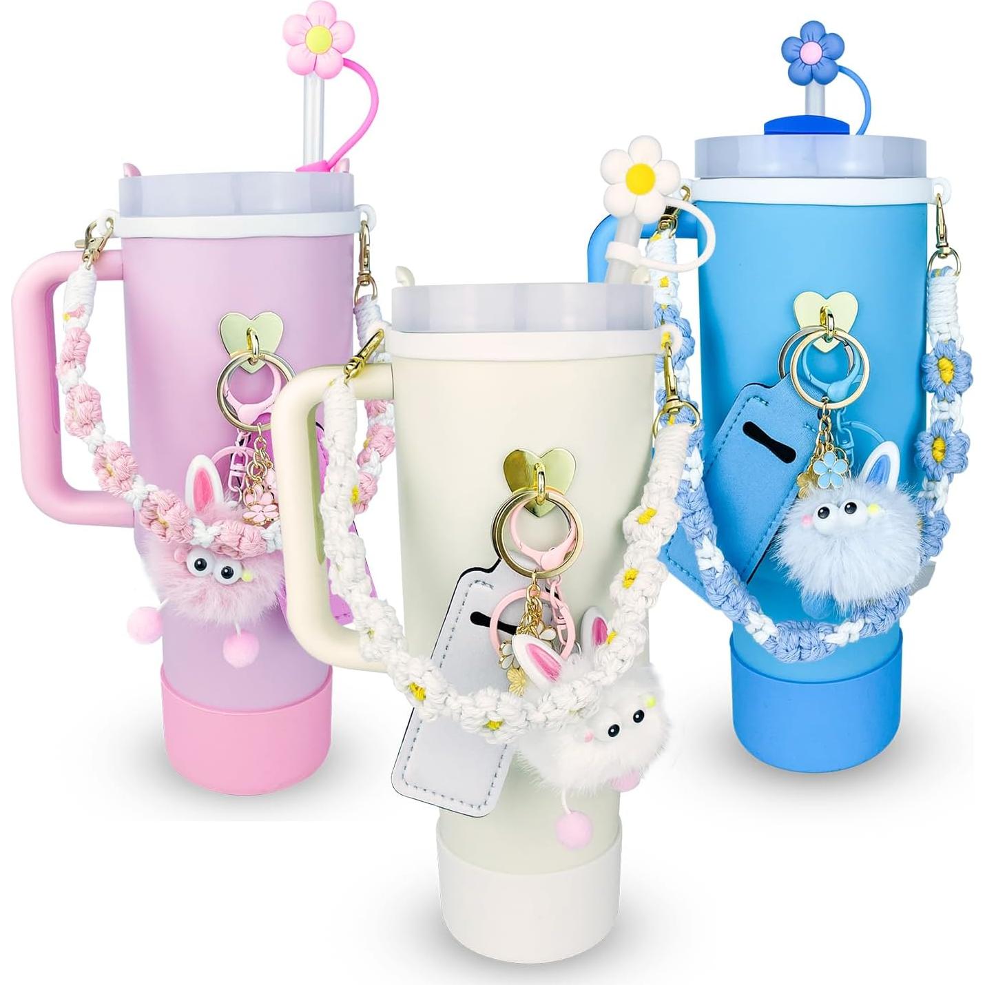 Juego de Accesorios IVINVI para Stanley Cup 30-40 oz Azul