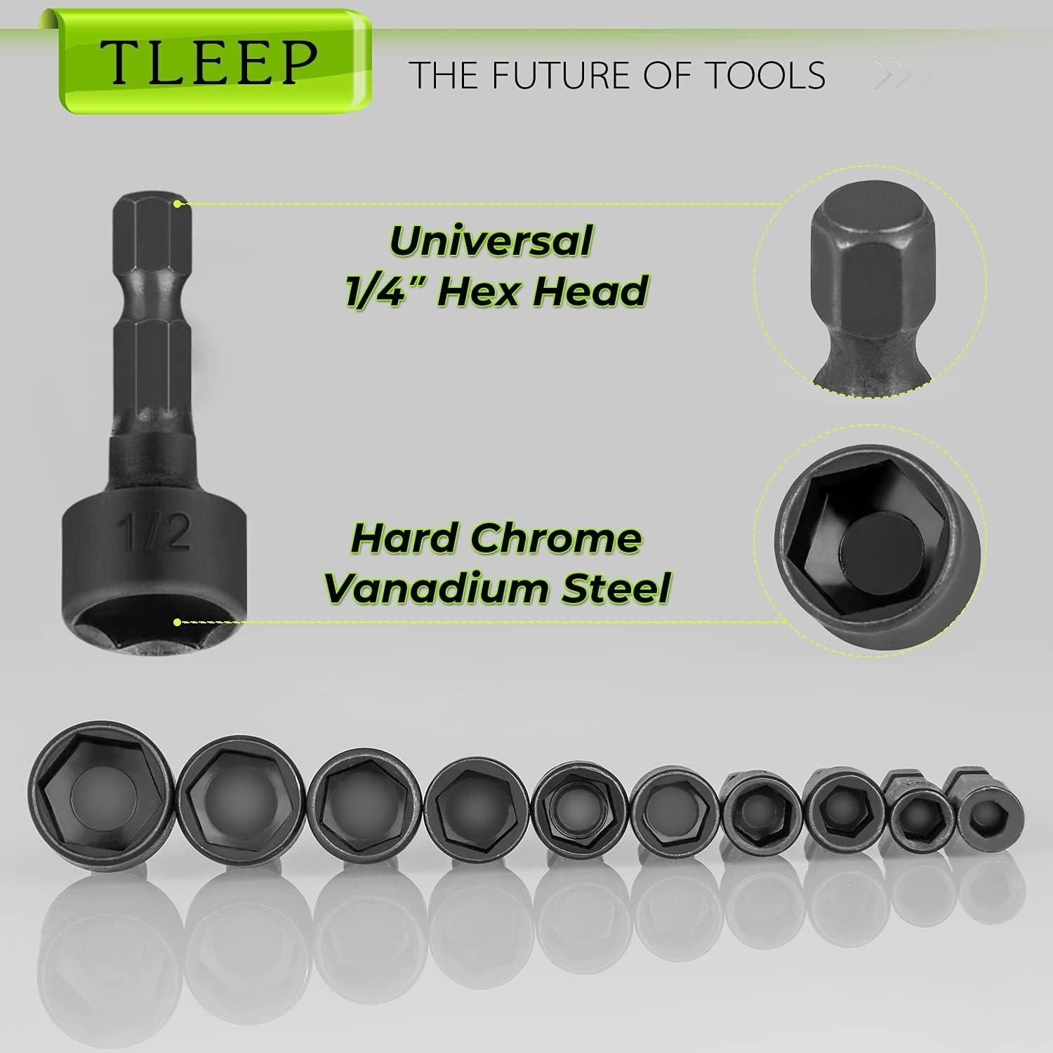 Juego de 20 Puntas de Destornillador TLEEP Acero Vanadio