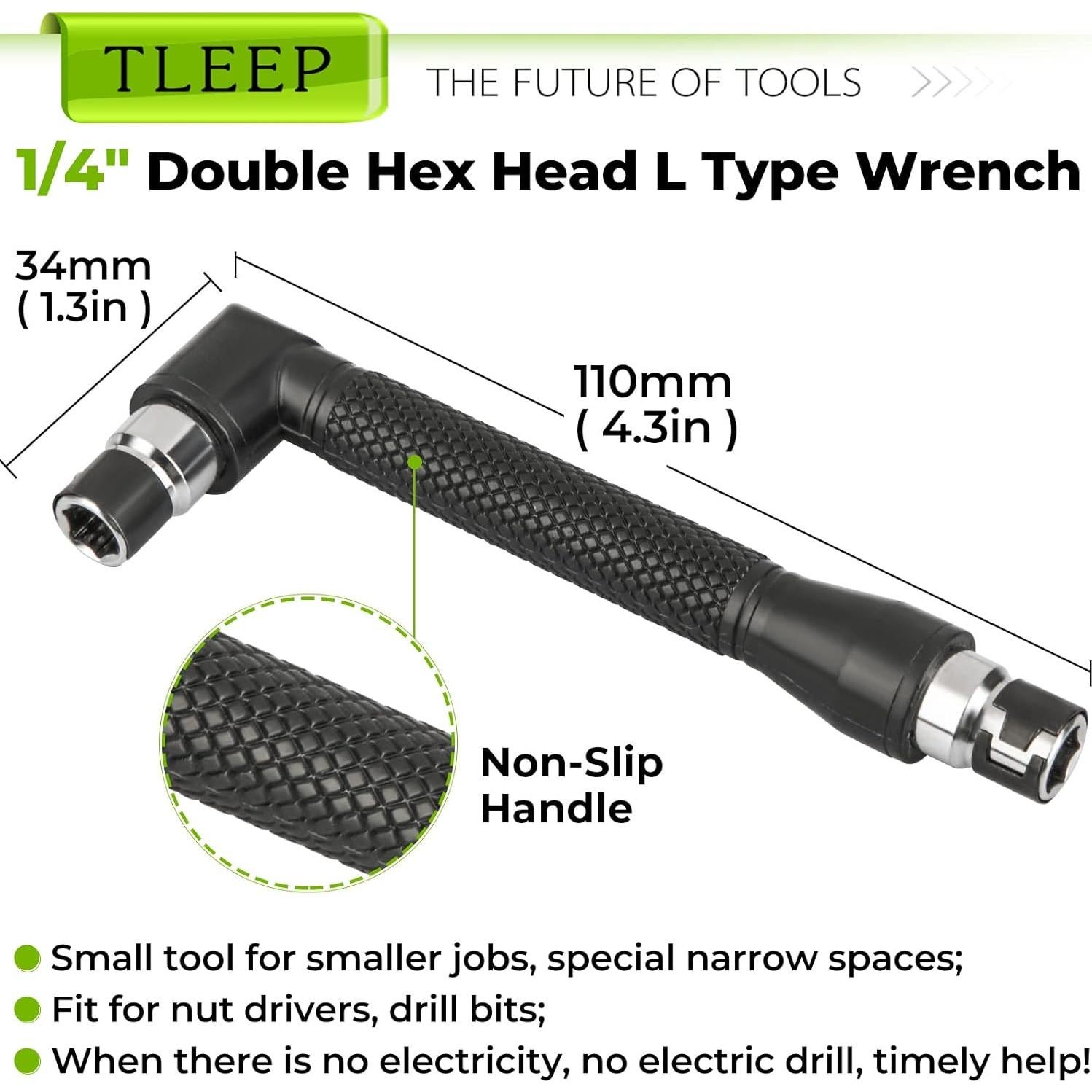 Juego de 20 Puntas de Destornillador TLEEP Acero Vanadio