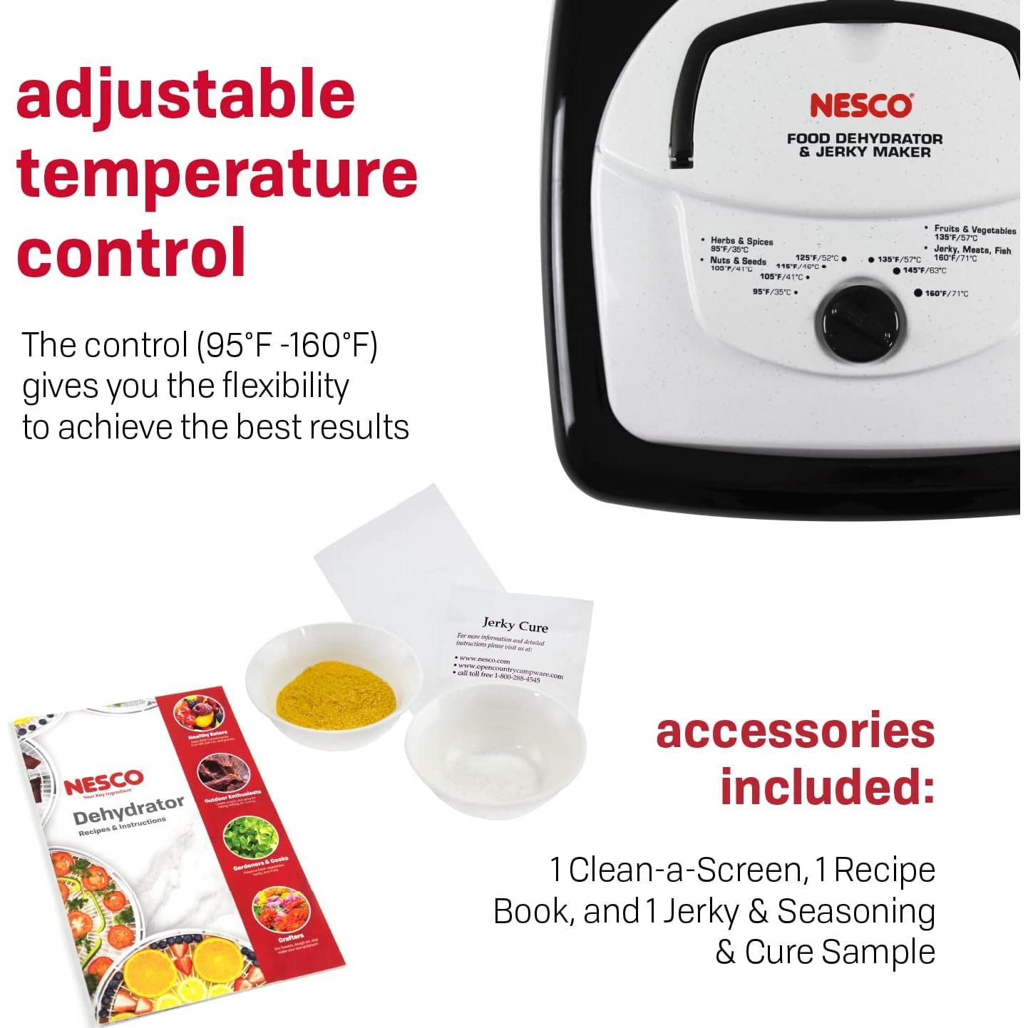 Deshidratador de Alimentos NESCO FD-80A 700W Blanco Cuadrado