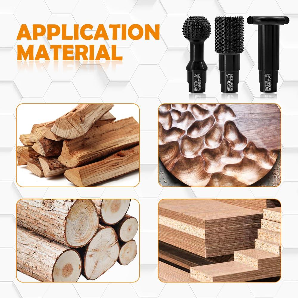 Juego de Herramientas de Tallado de Madera BGTEC 3 Piezas