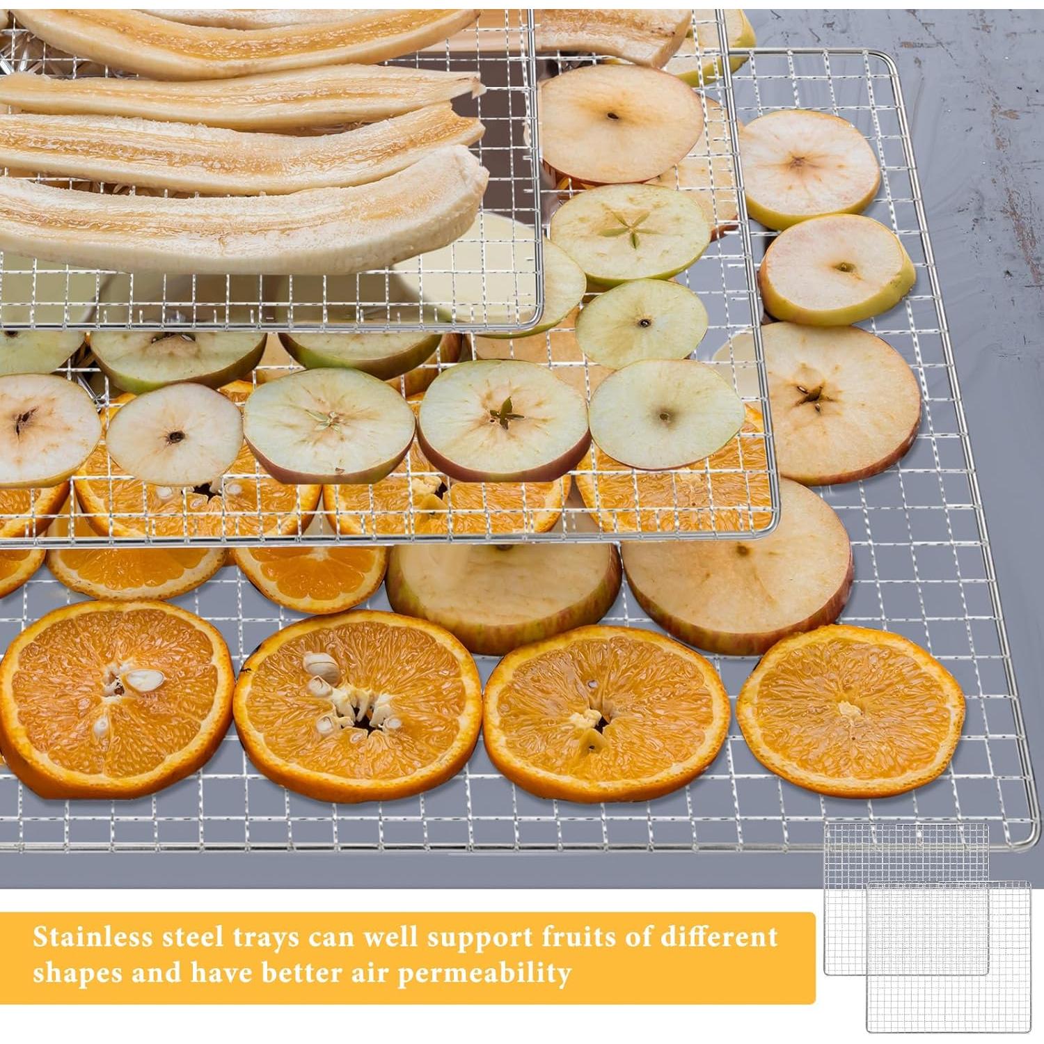 Bandejas deshidratadoras Baderke 4 piezas acero inoxidable