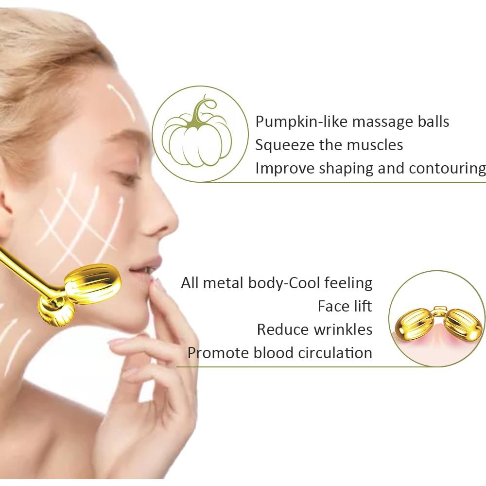 Conjunto de Herramientas Gua Sha y Rodillo Facial Yeamon - Acero Inoxidable