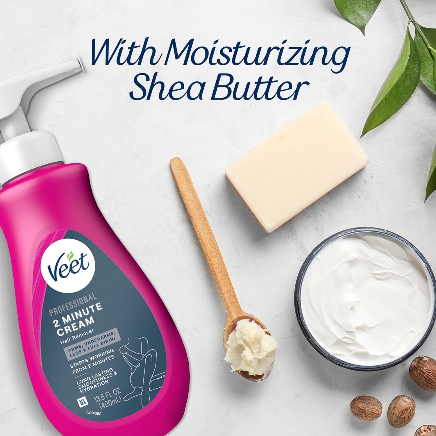 Crema Depilatoria Veet Profesional 2 Minutos 400ml Piel Sensible