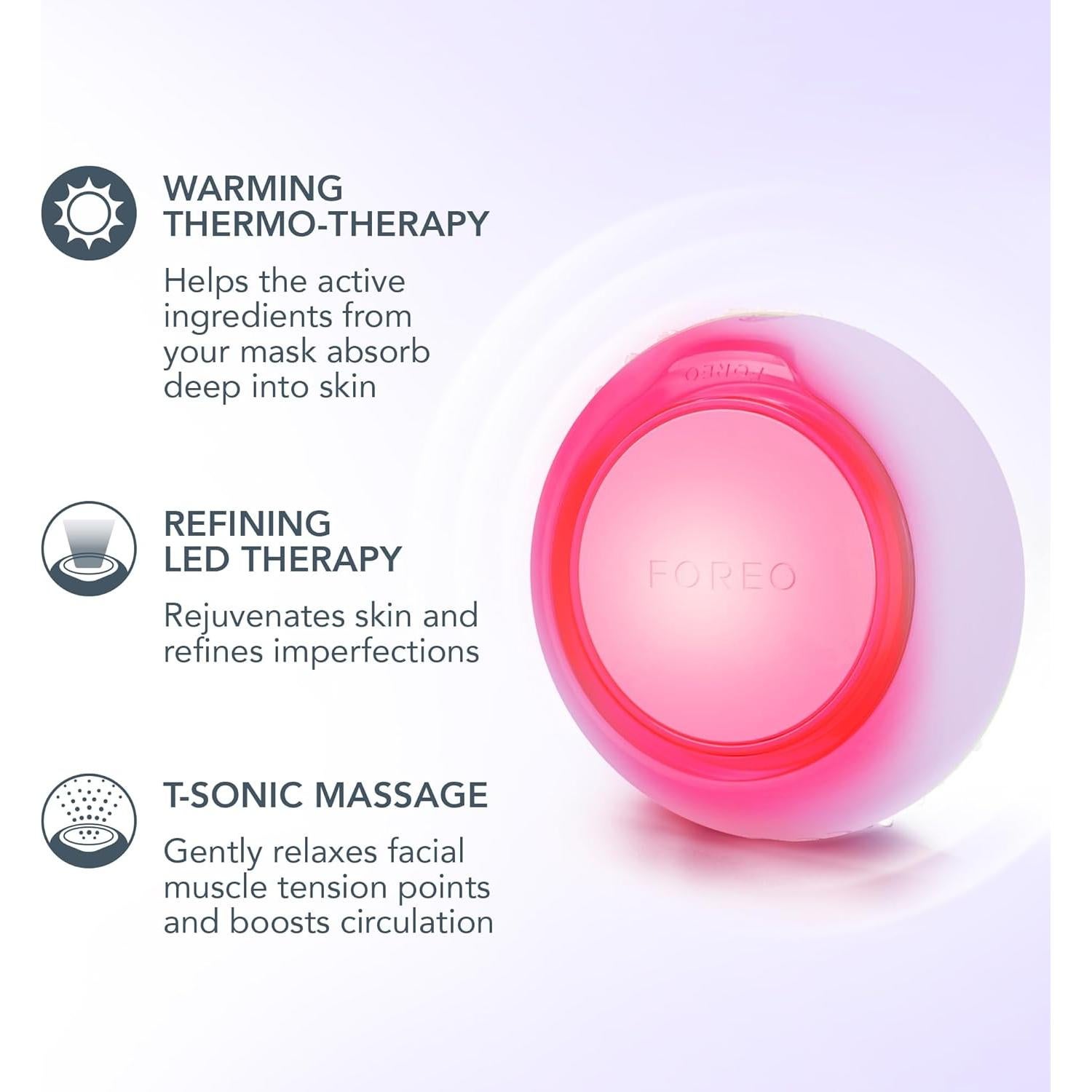 Dispositivo Facial Portátil FOREO UFO 3 go - Hidratante LED