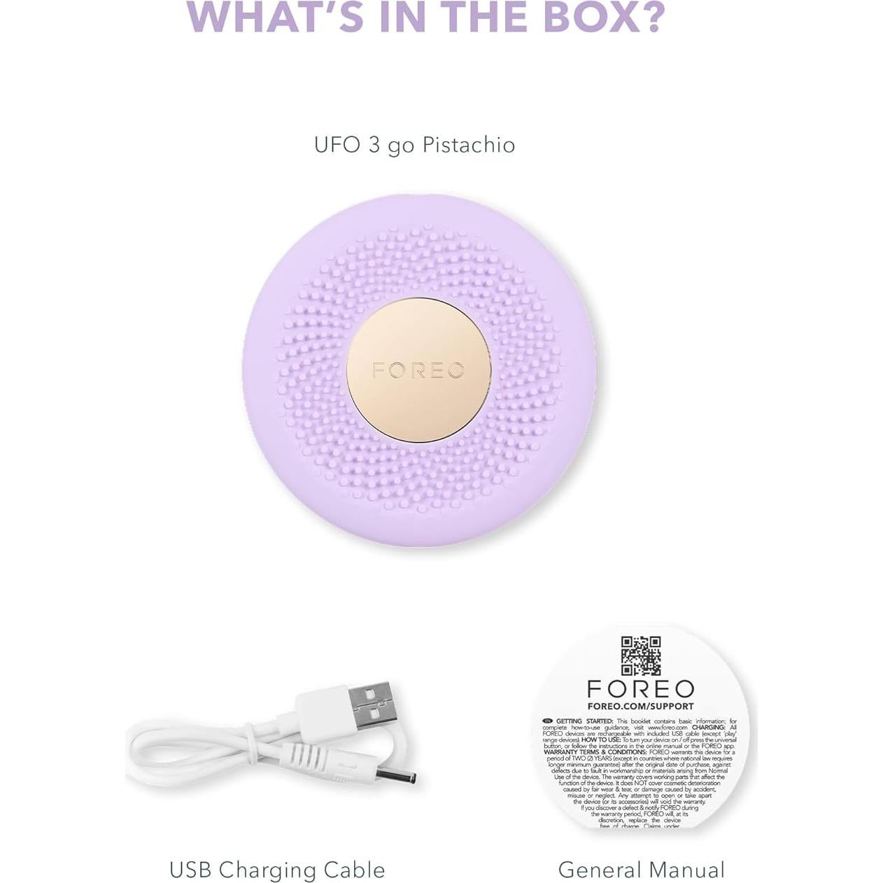 Dispositivo Facial Portátil FOREO UFO 3 go - Hidratante LED