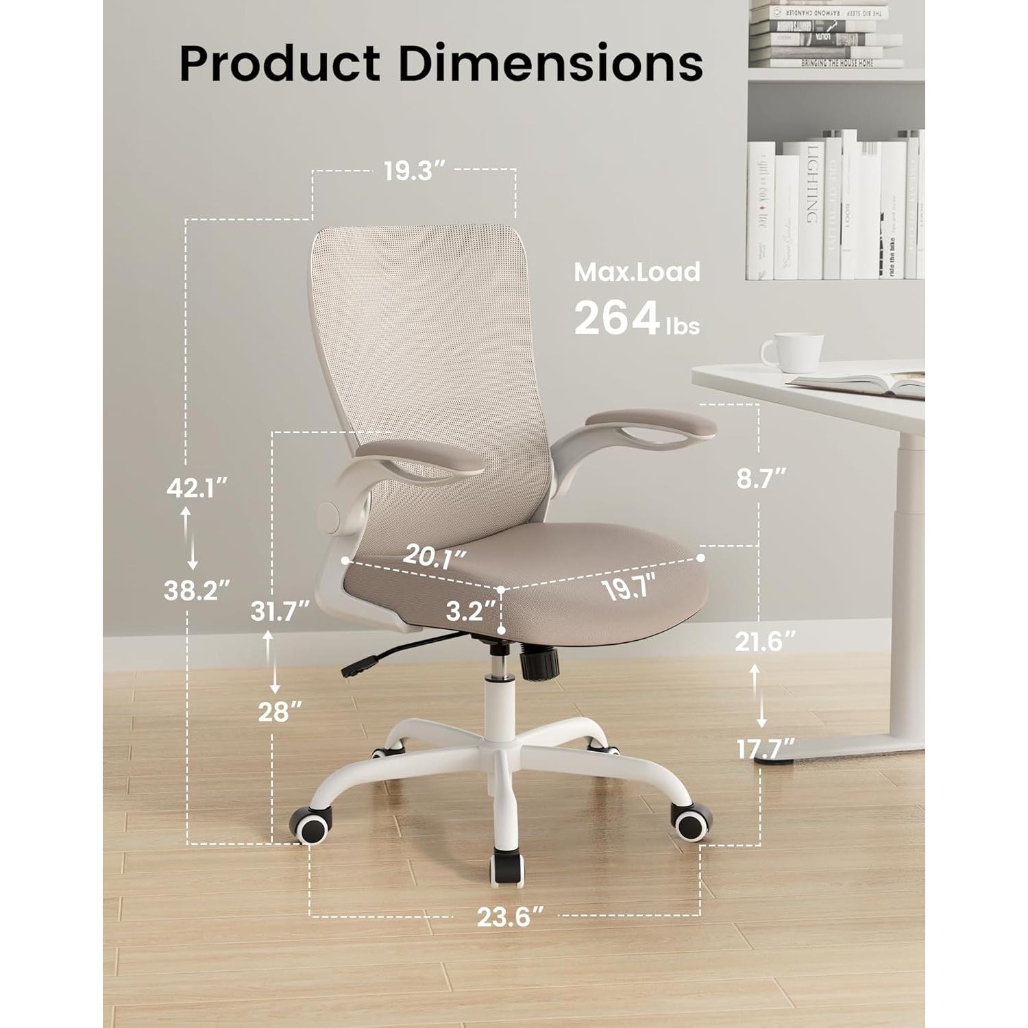 Silla de Oficina Ergonómica Muxx.Stil UMB01KH01 Caqui