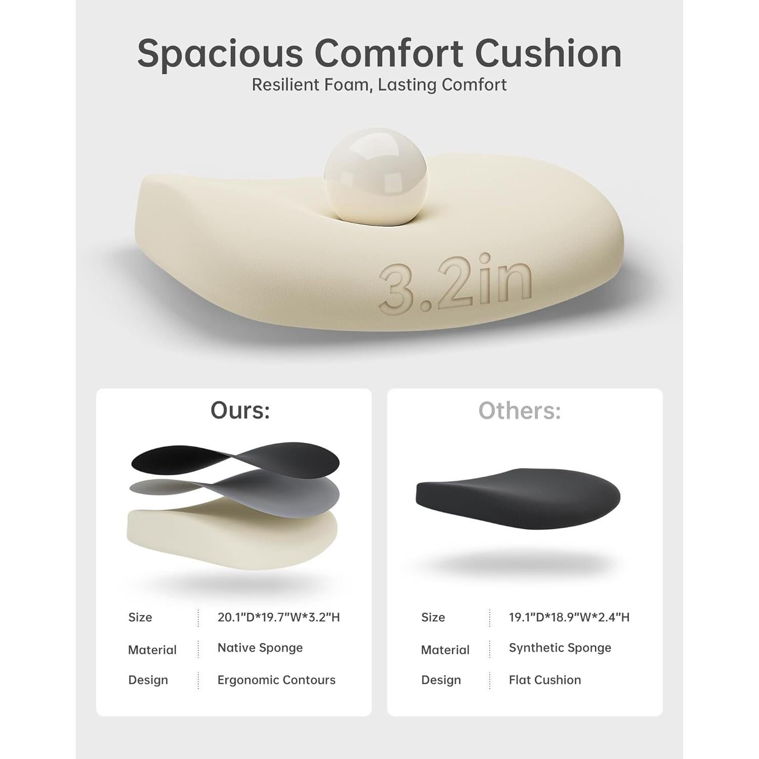 Silla de Oficina Ergonómica Muxx.Stil UMB01KH01 Caqui