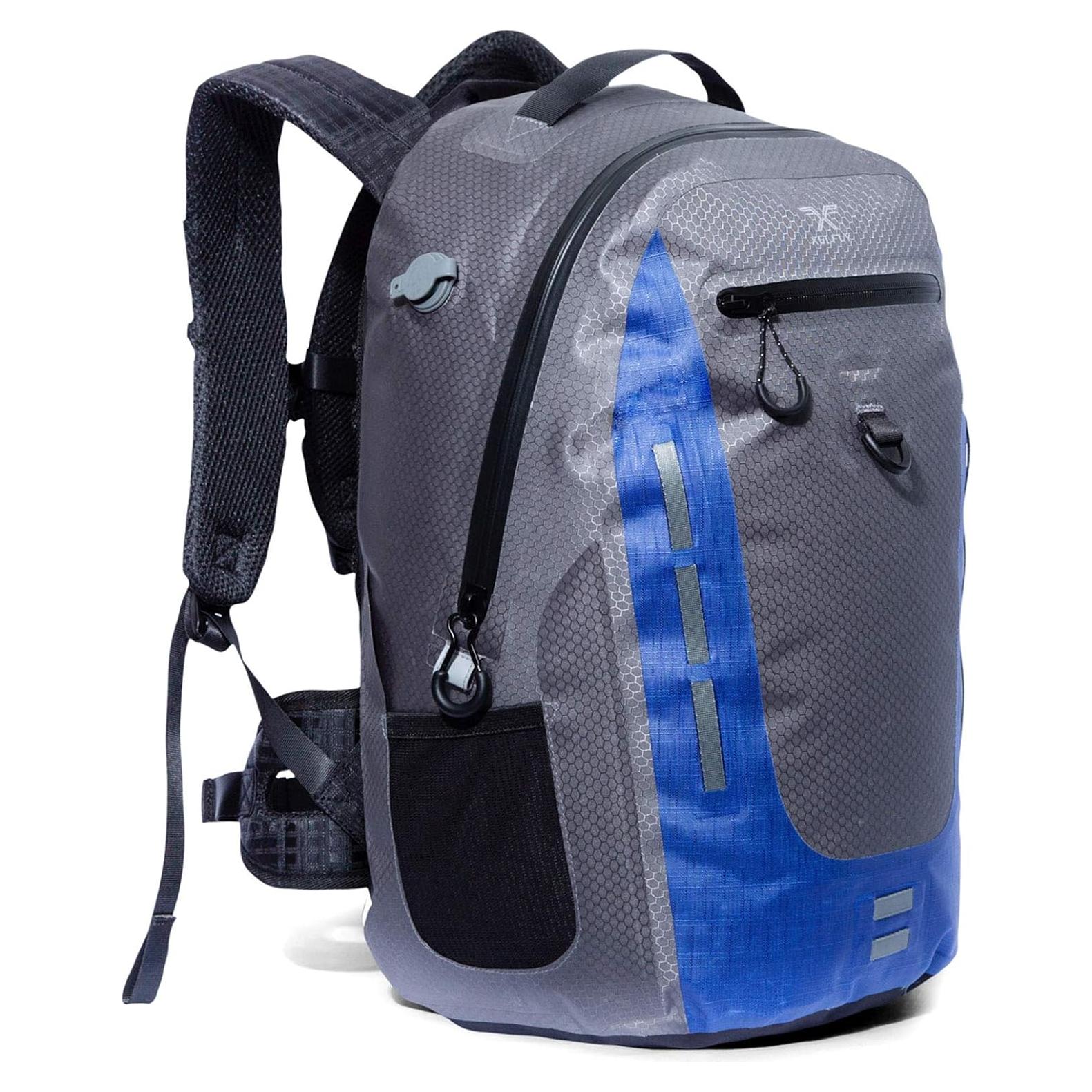 Mochila Impermeable Xelfly 25L Azul Profundo para Aventura