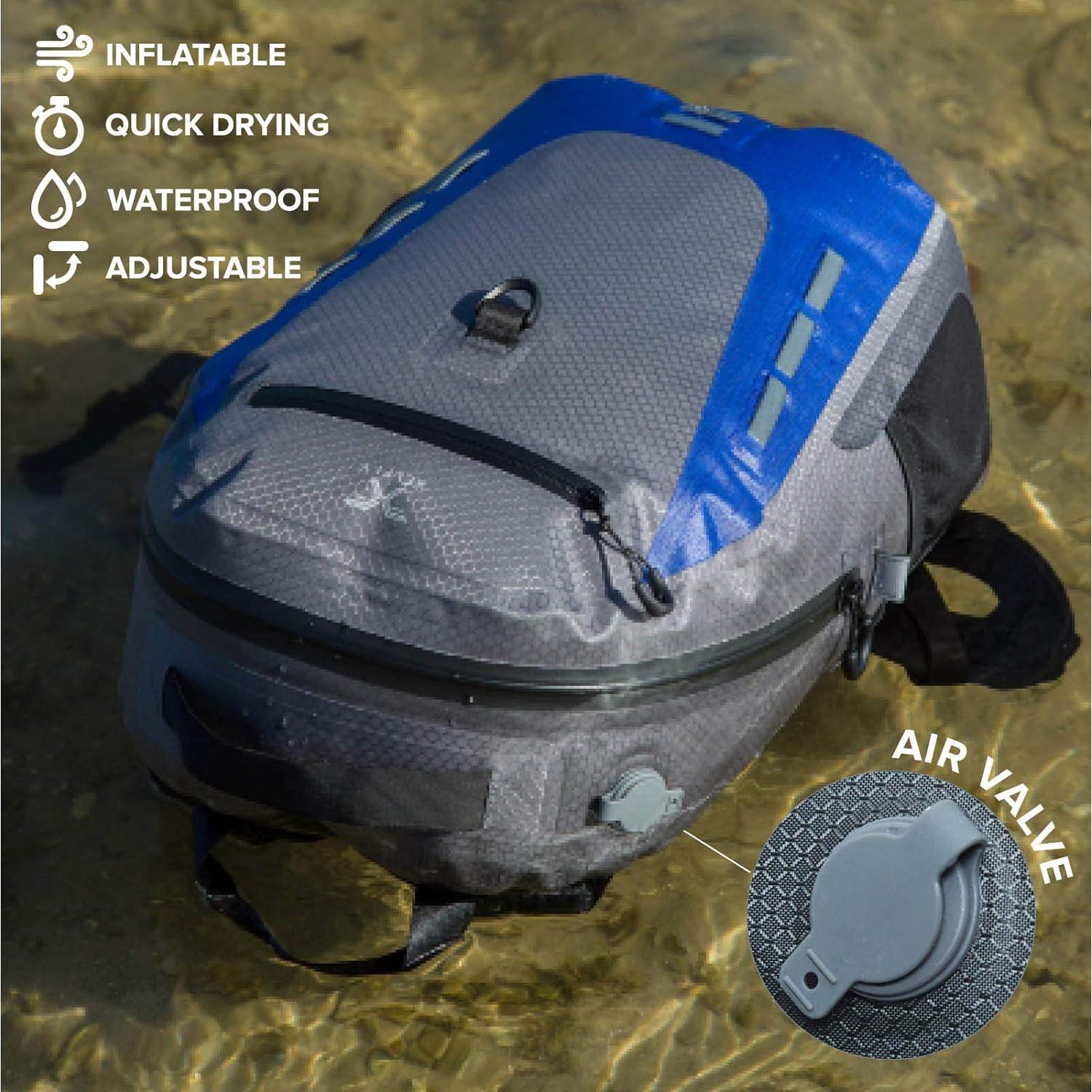 Mochila Impermeable Xelfly 25L Azul Profundo para Aventura