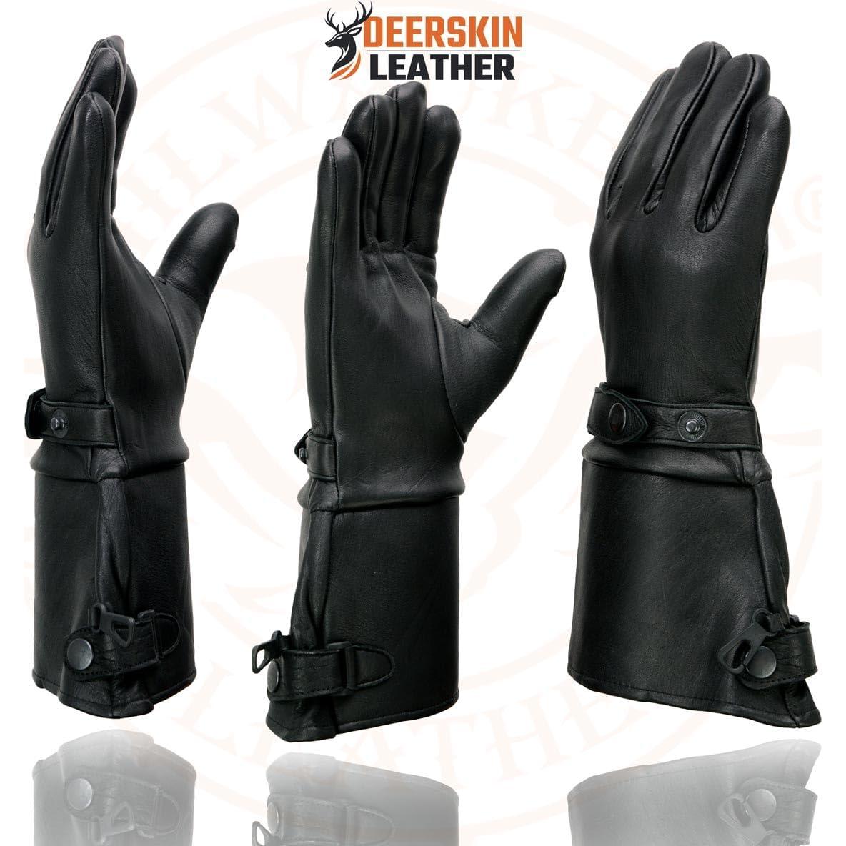 Guantes Térmicos de Piel de Ciervo Milwaukee SH857 para Hombre