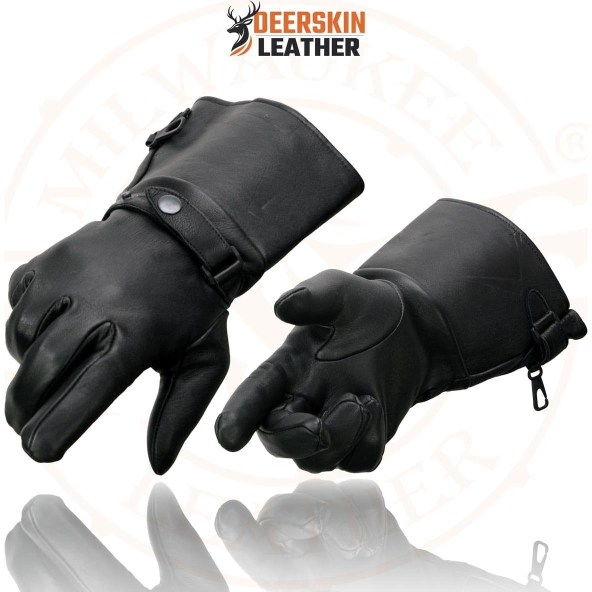 Guantes Térmicos de Piel de Ciervo Milwaukee SH857 para Hombre