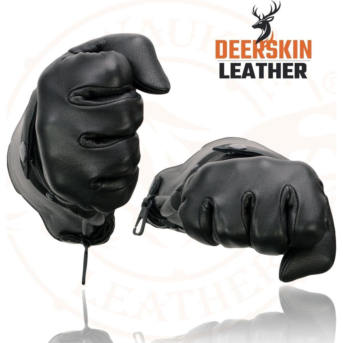 Guantes Térmicos de Piel de Ciervo Milwaukee SH857 para Hombre