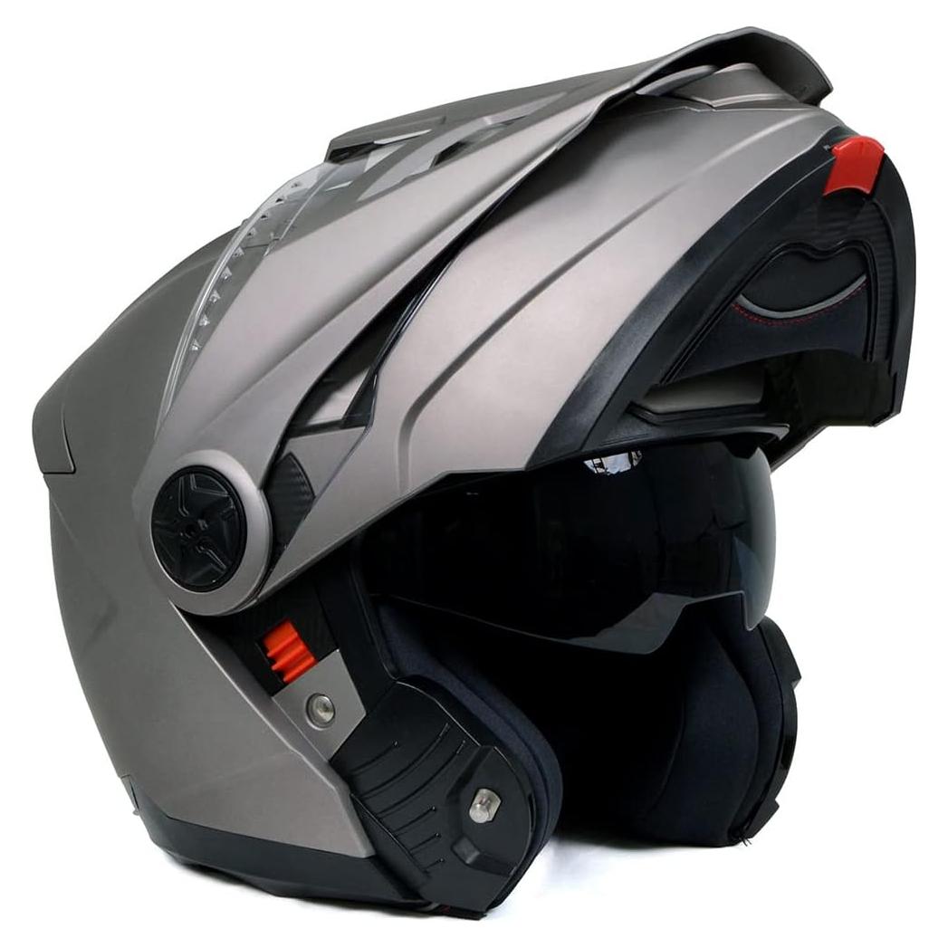 Casco Modular Milwaukee MPH9822DOT Plata Doble Deporte 2.72kg