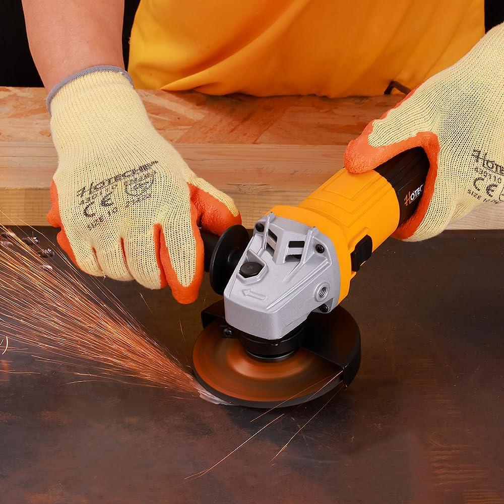 Amoladora Angular Hoteche 4.5" 710W 6A para Metal y Masonería