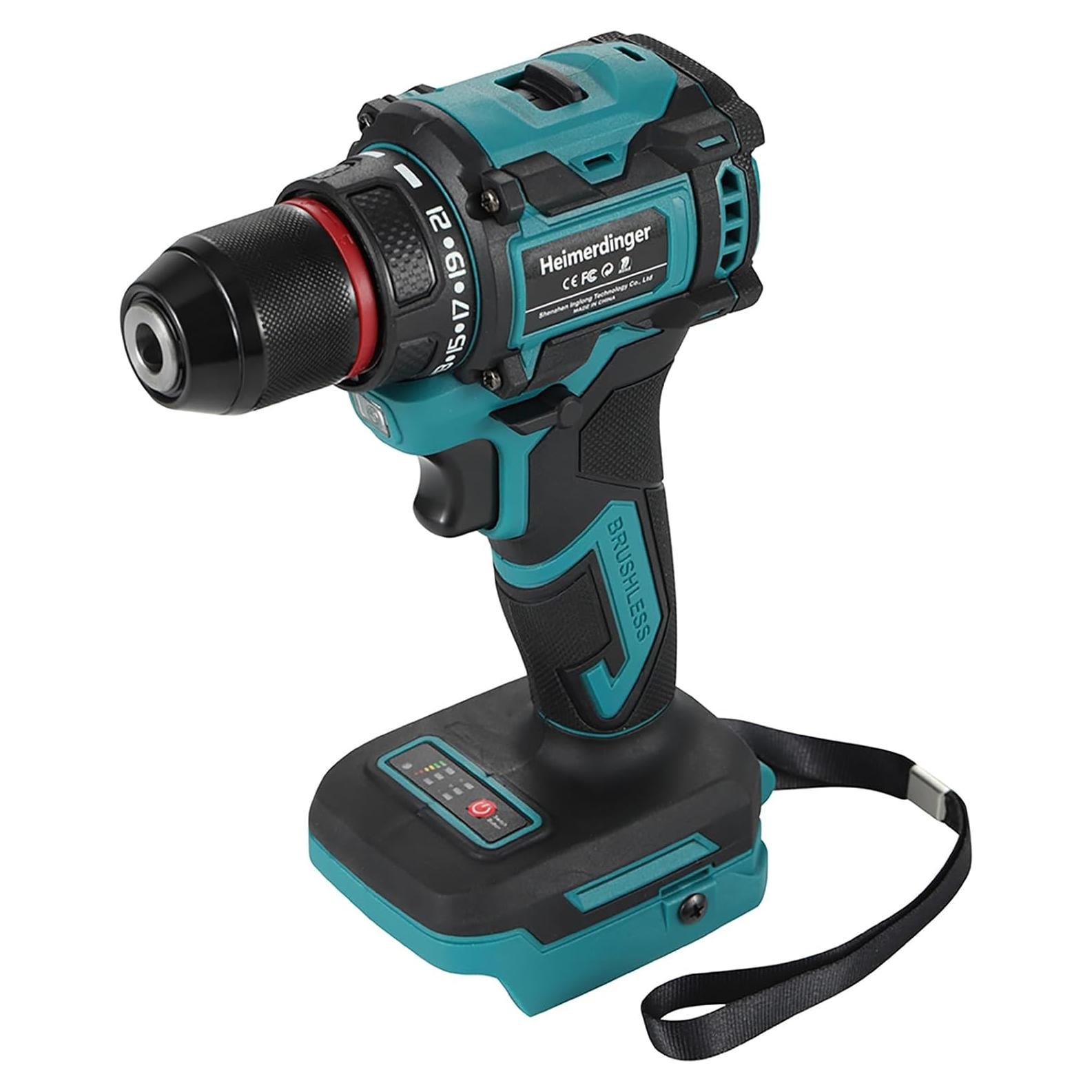 Taladro Inalámbrico Heimerdinger 18V 354 In-lbs 1980 RPM