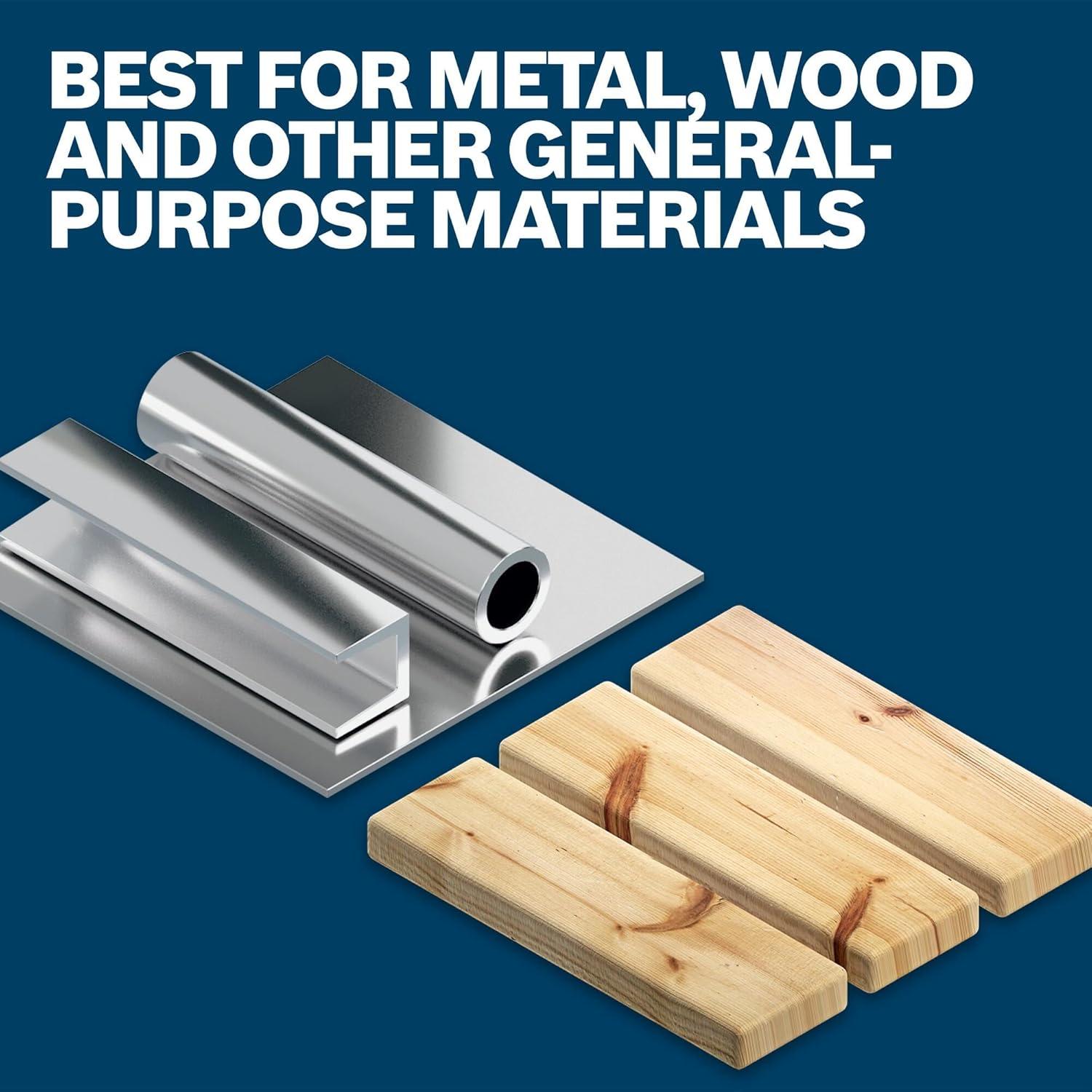 BOSCH OSL003VP 3-Piece 1-1/4 in. Starlock Oscillating Multi Tool Assorted Set Plunge Cut Blades for Mixed Applications in Metal, Wood, and Other General Purpose Materials