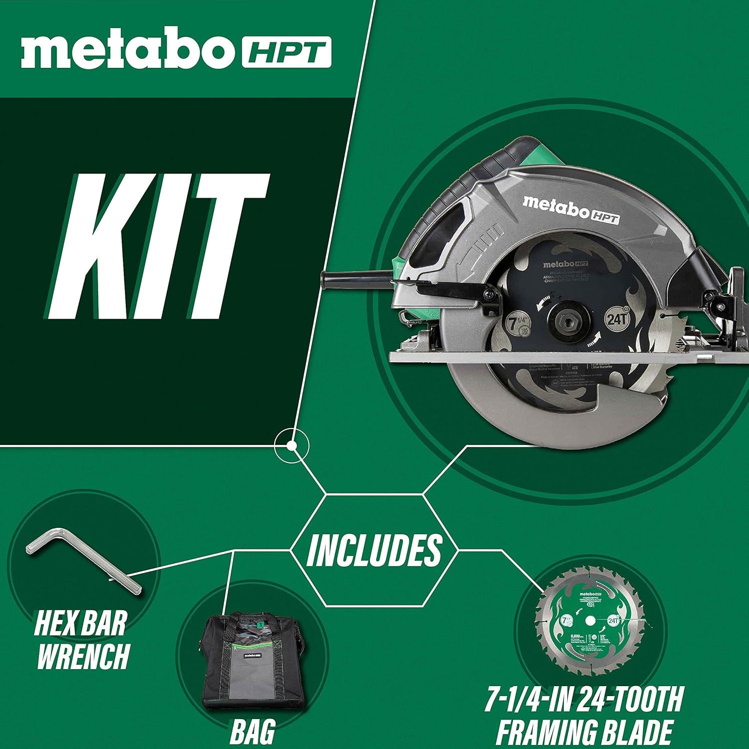 Sierra Circular Metabo HPT C7SB3 1800W 6000 RPM 7-1/4"