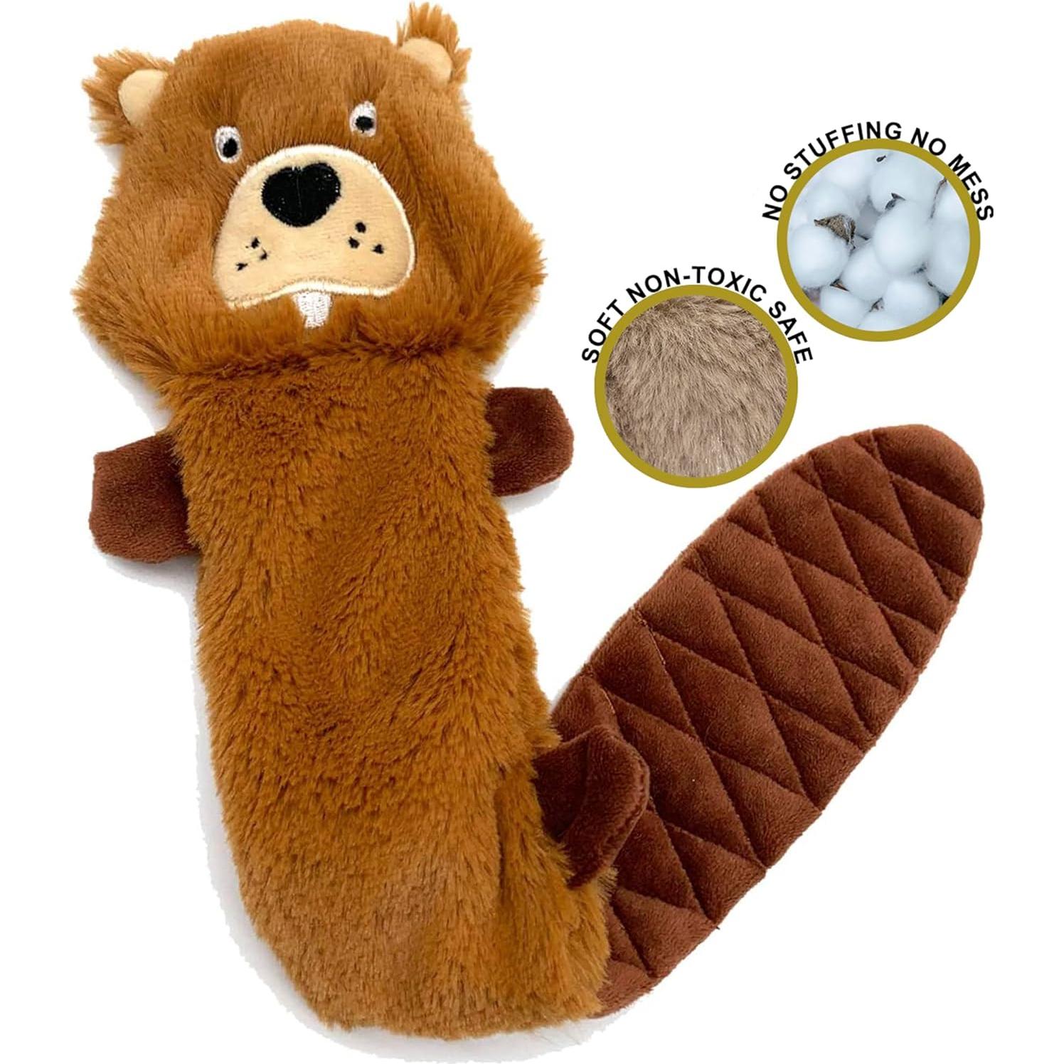 Jalousie 5 Pack Stuffingless Dog Crinkle Paper Toys Dog Toy Dog w/Durable Liner No Stuffing Dog Toy - Dog Toys for Pets Dogs No Stuffing Dog Crinkle Sound Toy for Medium Large Dogs