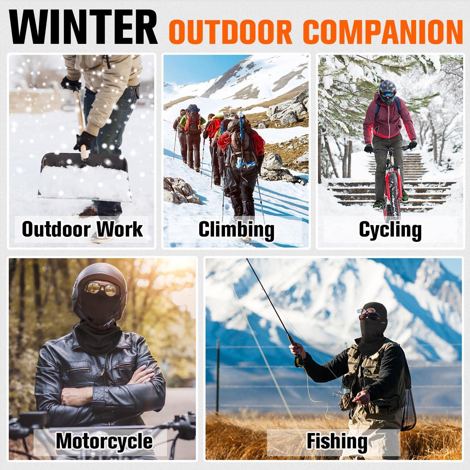 Balaclava Térmica YANIKY para Esquí y Motocicleta - Negro