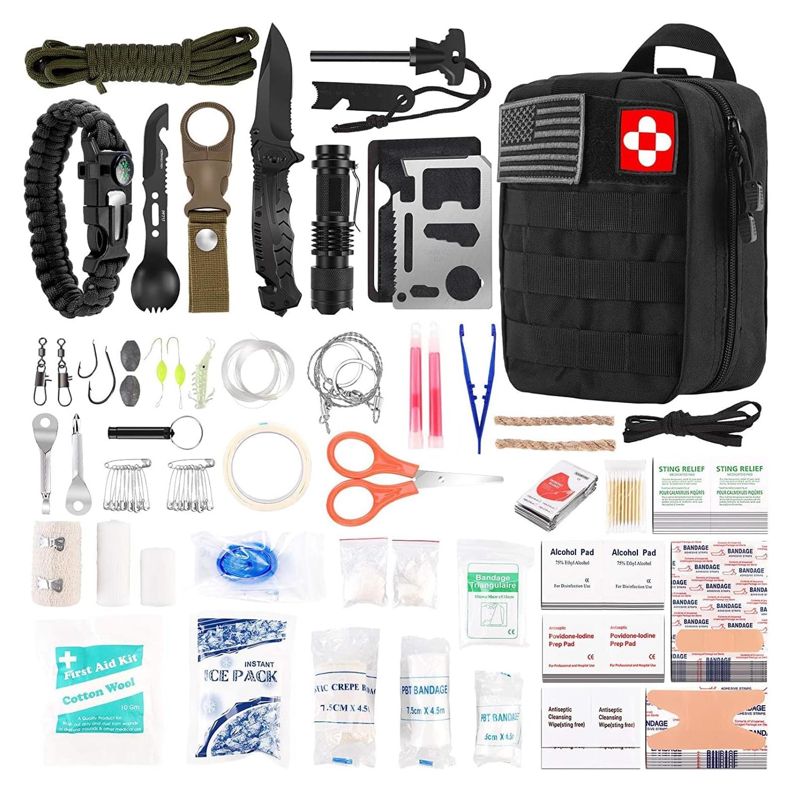 Kit de Primeros Auxilios 216 Piezas Verifygear para Emergencias