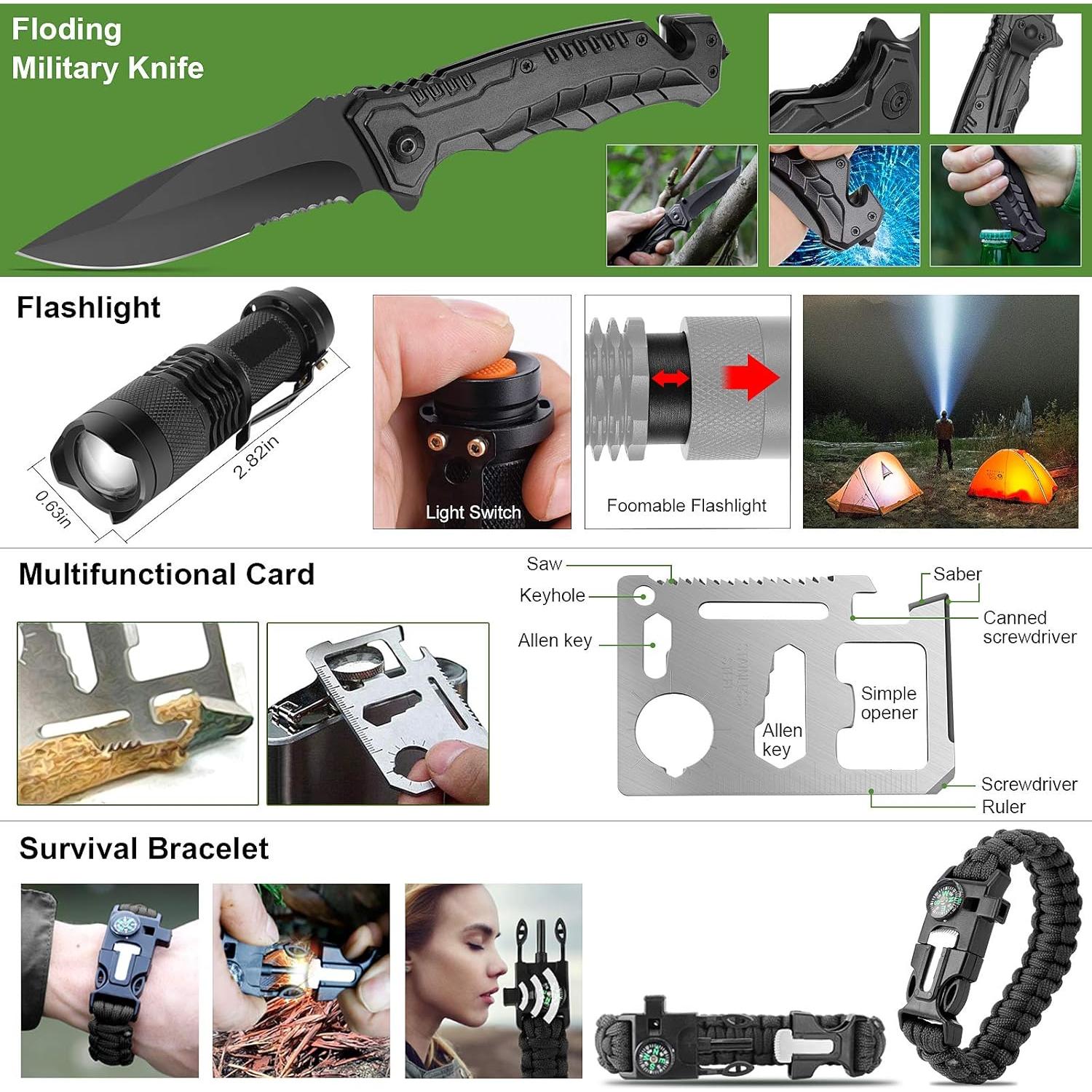 Kit de Primeros Auxilios 216 Piezas Verifygear para Emergencias