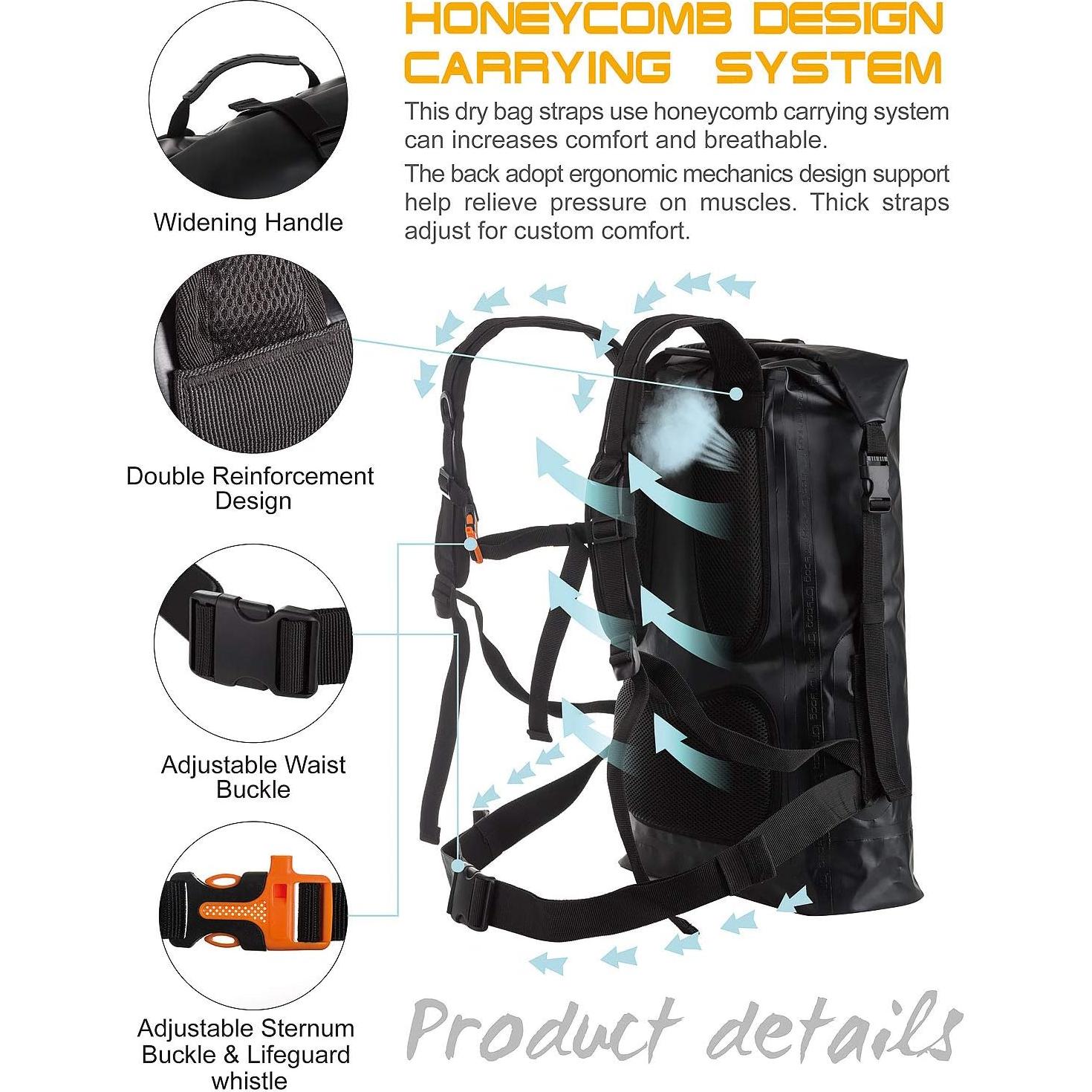 Mochila Impermeable IDRYBAG 20L/30L/40L para Aventura