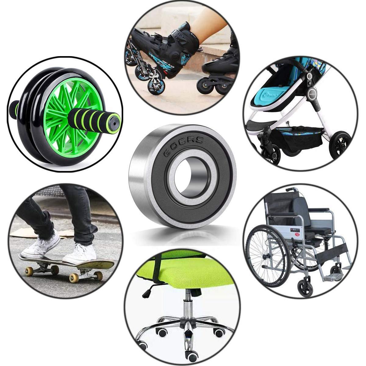 Rodamientos Donepart 100-Pack 608 Pre-Lubricados 8x22x7mm