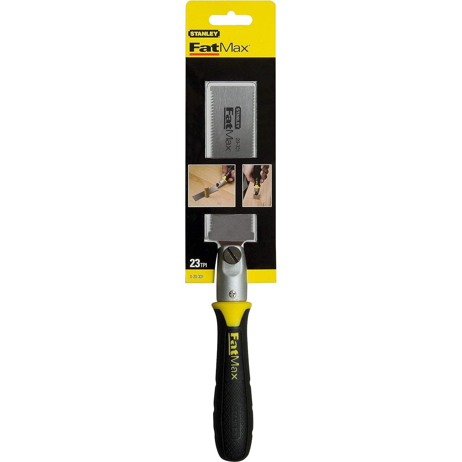 Stanley 0-20-331 Mini-Pull Saw, Black/Silver