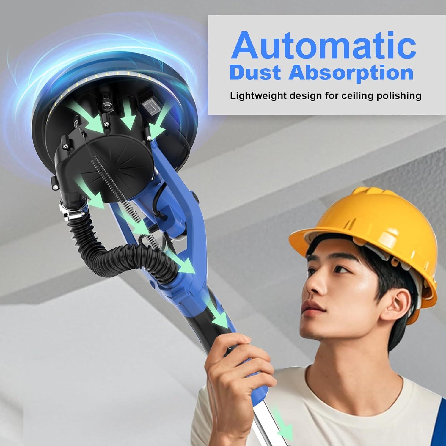 Lijadora de Paneles de Yeso AZZUNO 12A 5 Velocidades 800-1900RPM