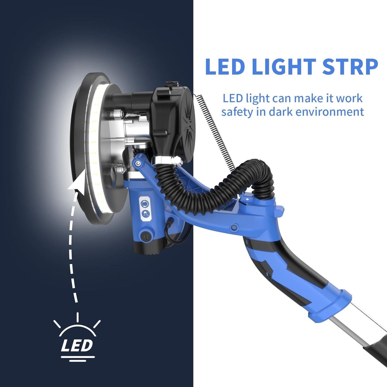 Lijadora de Paneles de Yeso AZZUNO 12A 5 Velocidades 800-1900RPM