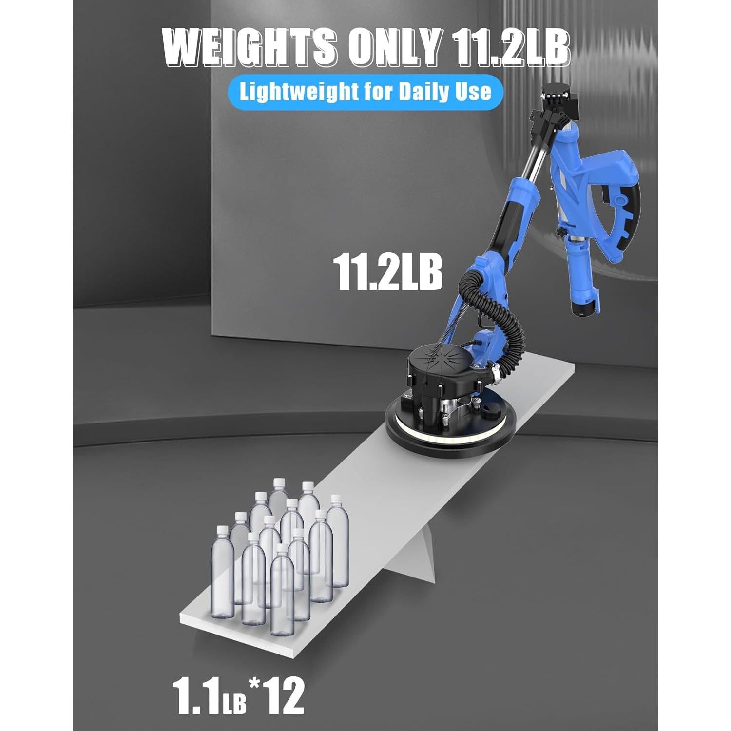 Lijadora de Paneles de Yeso AZZUNO 12A 5 Velocidades 800-1900RPM