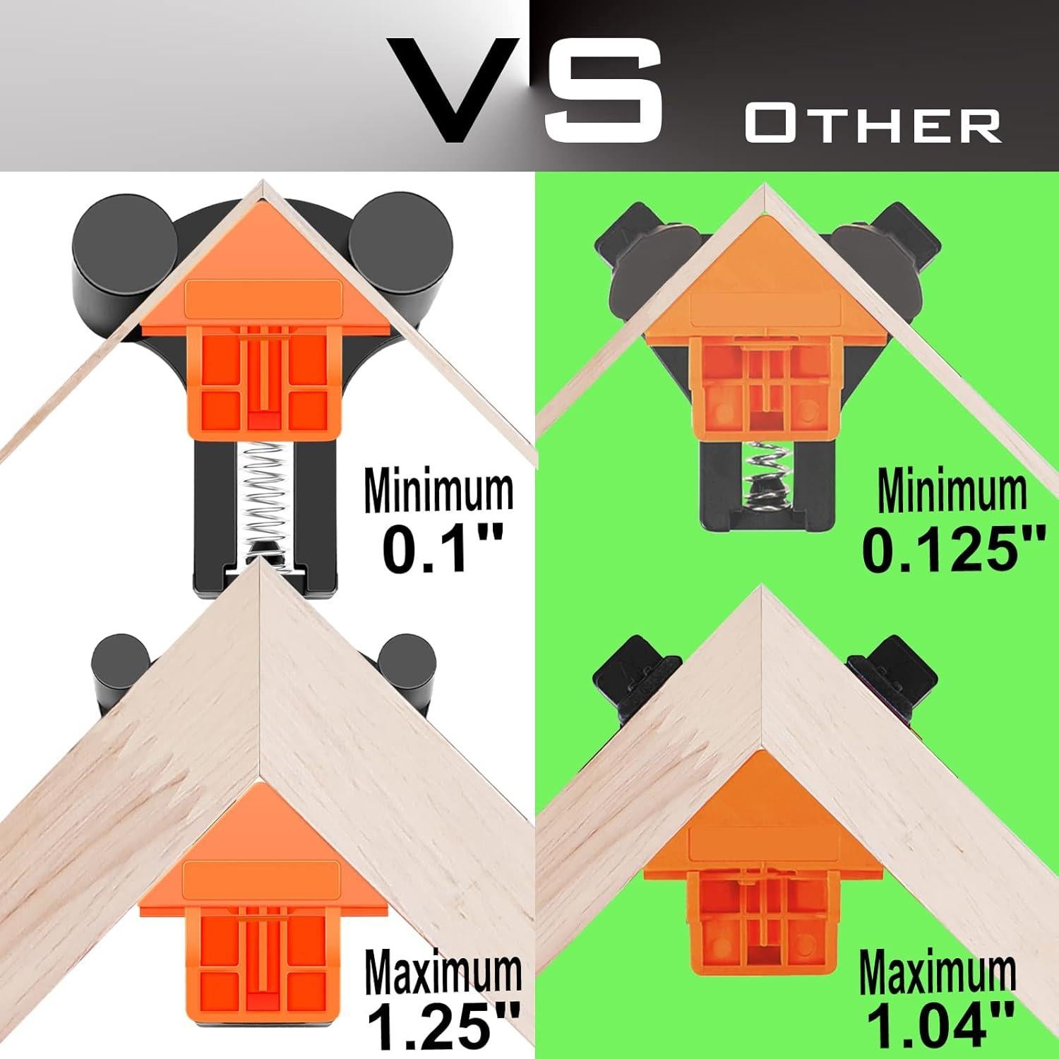 Juego de 4 abrazaderas multiángulo NAYE 60/90/120 grados