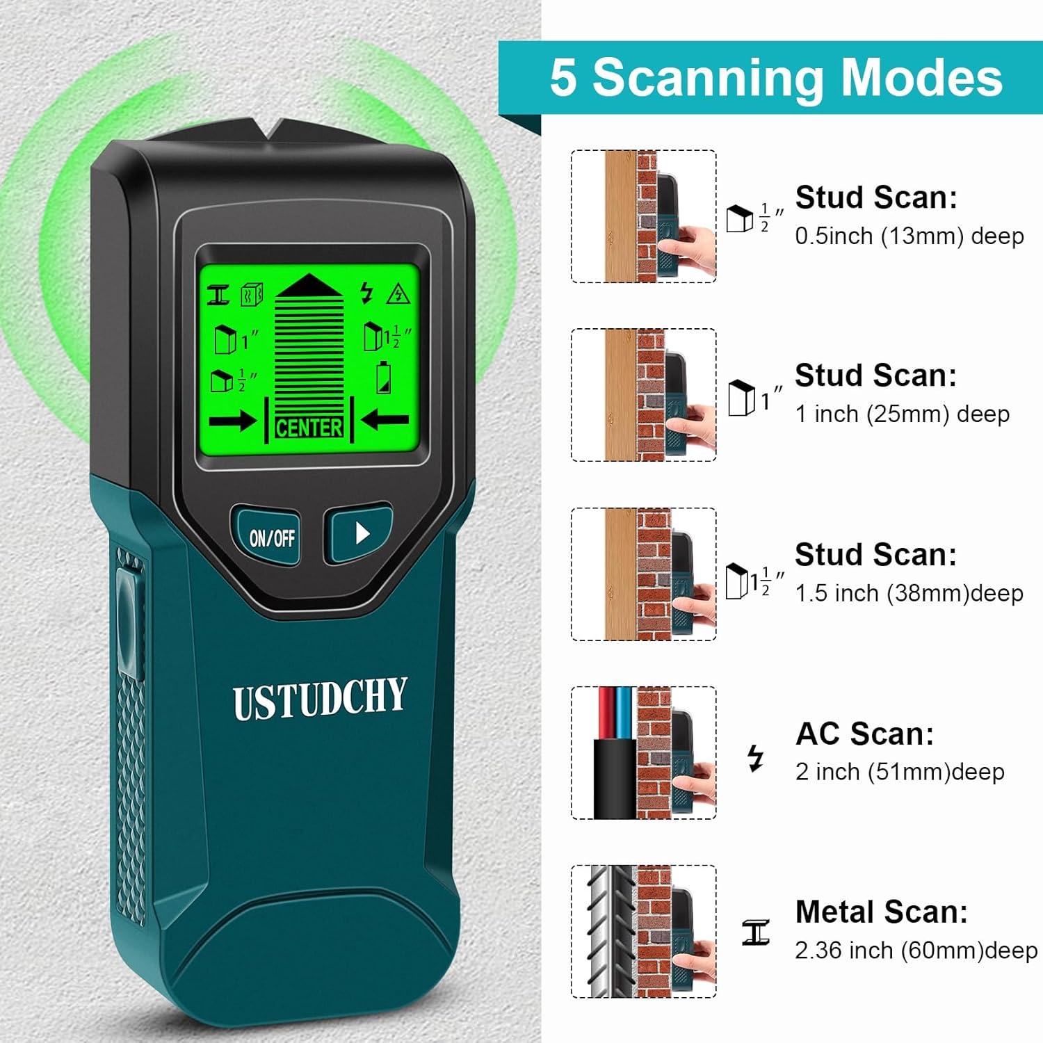 Localizador de Vigas USTUDCHY 5 en 1 con Pantalla LCD