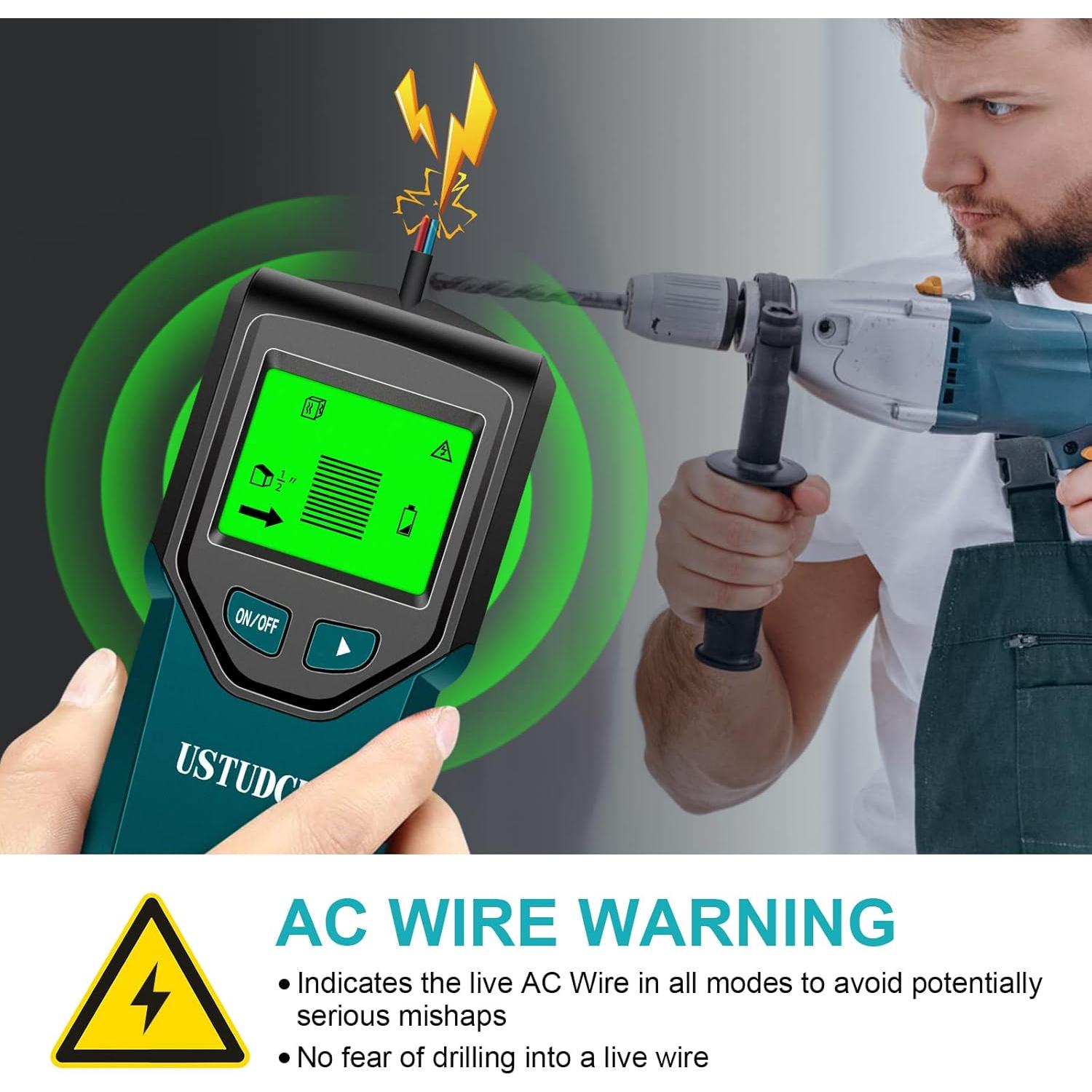 Localizador de Vigas USTUDCHY 5 en 1 con Pantalla LCD