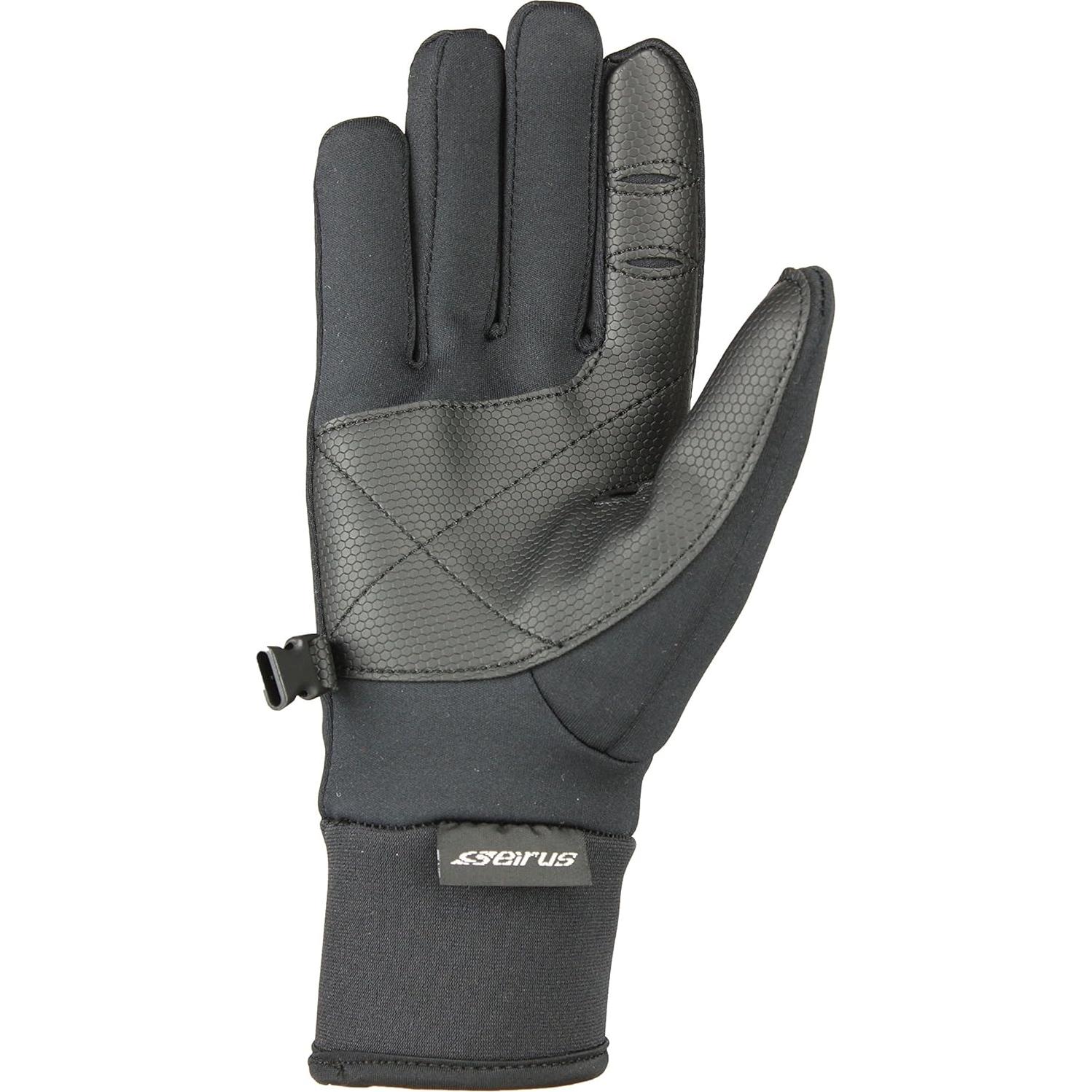 Guantes Impermeables Seirus Xtreme Fit Mujer Negro/Baya