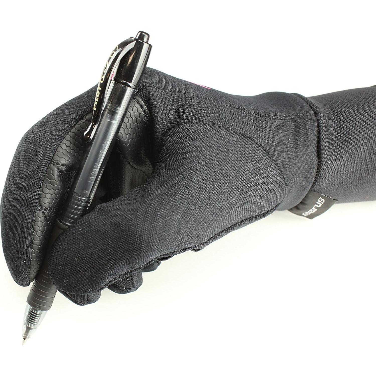 Guantes Impermeables Seirus Xtreme Fit Mujer Negro/Baya