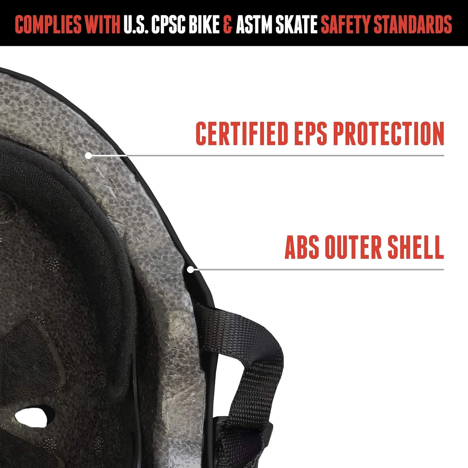 Casco Triple Eight Lil 8 para Niños - Negro Mate