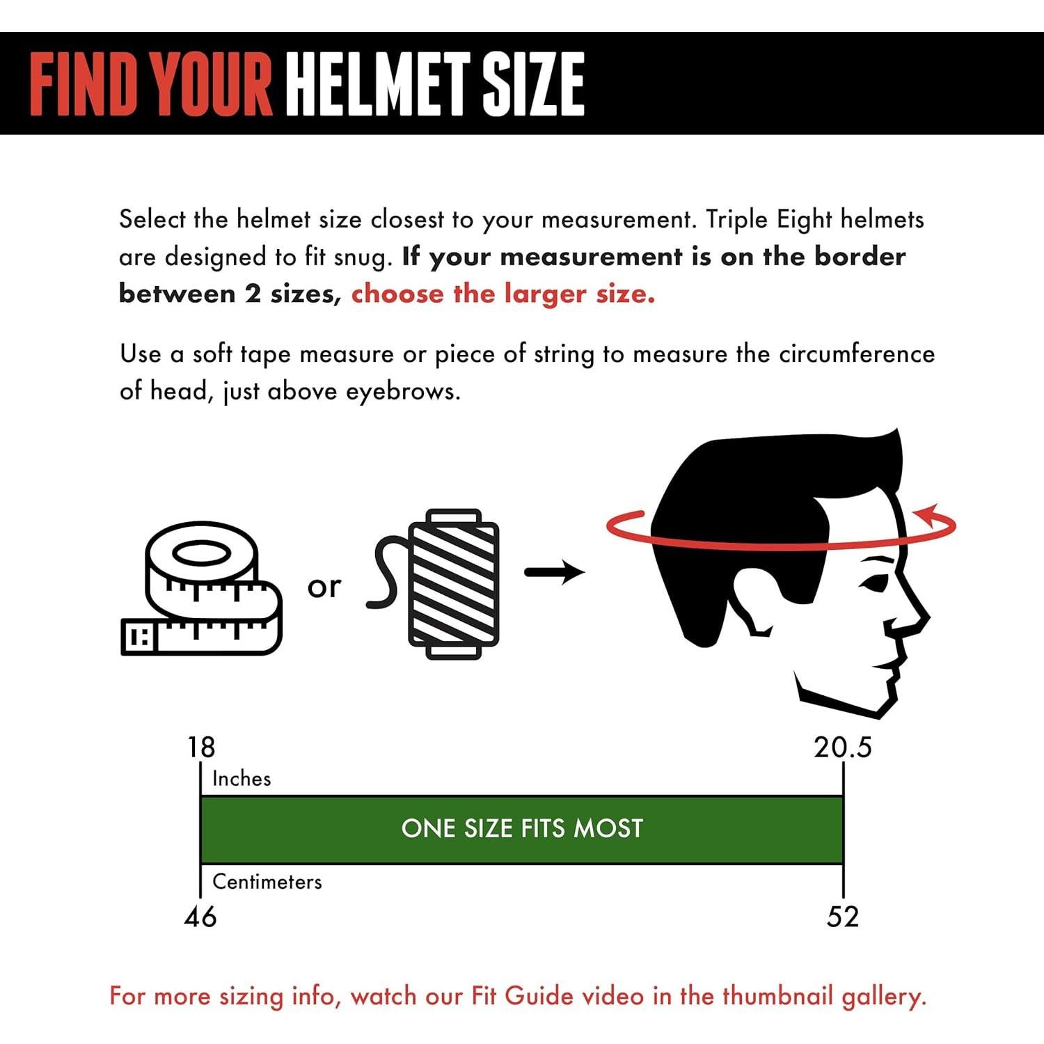 Casco Triple Eight Lil 8 para Niños - Negro Mate