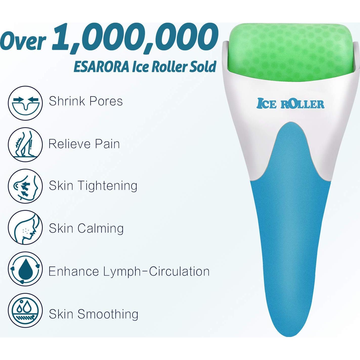 Rodillo de Hielo para Cara y Ojos ESARORA Alivio de Hinchazón