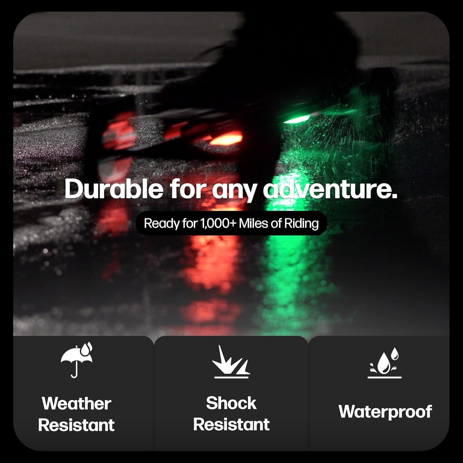 Luz LED Shredlights SL-FX para Patinetes y Bicicletas