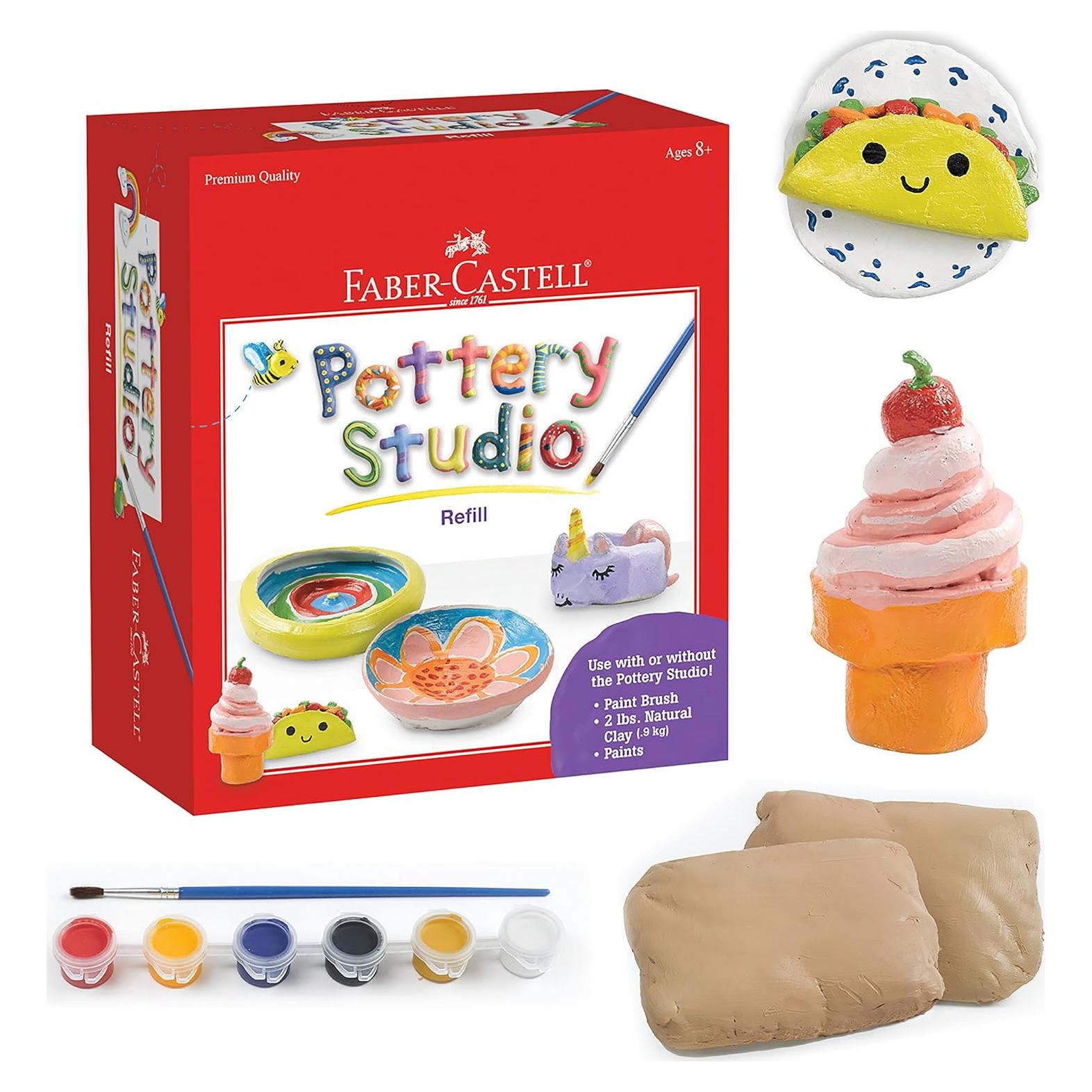 Kit de Recarga de Cerámica Faber-Castell - 0.91 kg Arcilla Natural