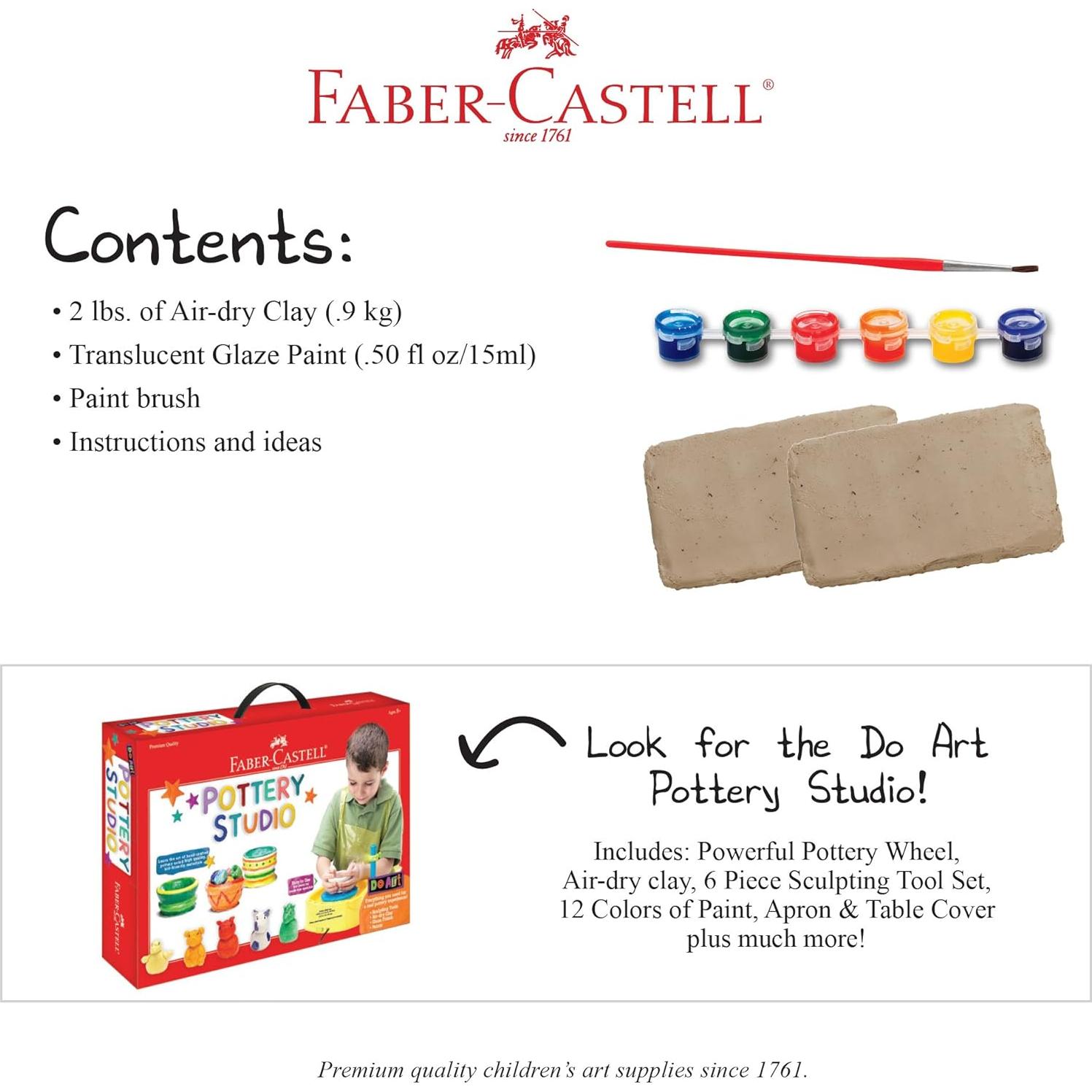 Kit de Recarga de Cerámica Faber-Castell - 0.91 kg Arcilla Natural